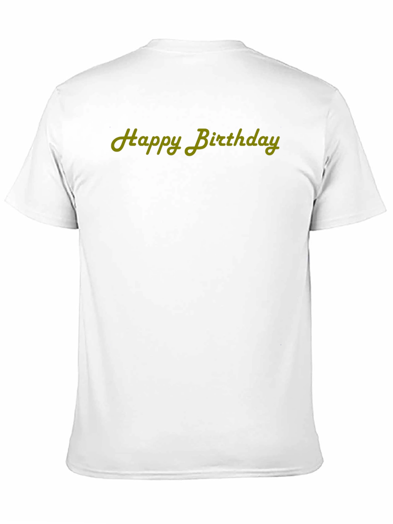 Black Happy Birthday Black T-Shirt - Unique Design view 11