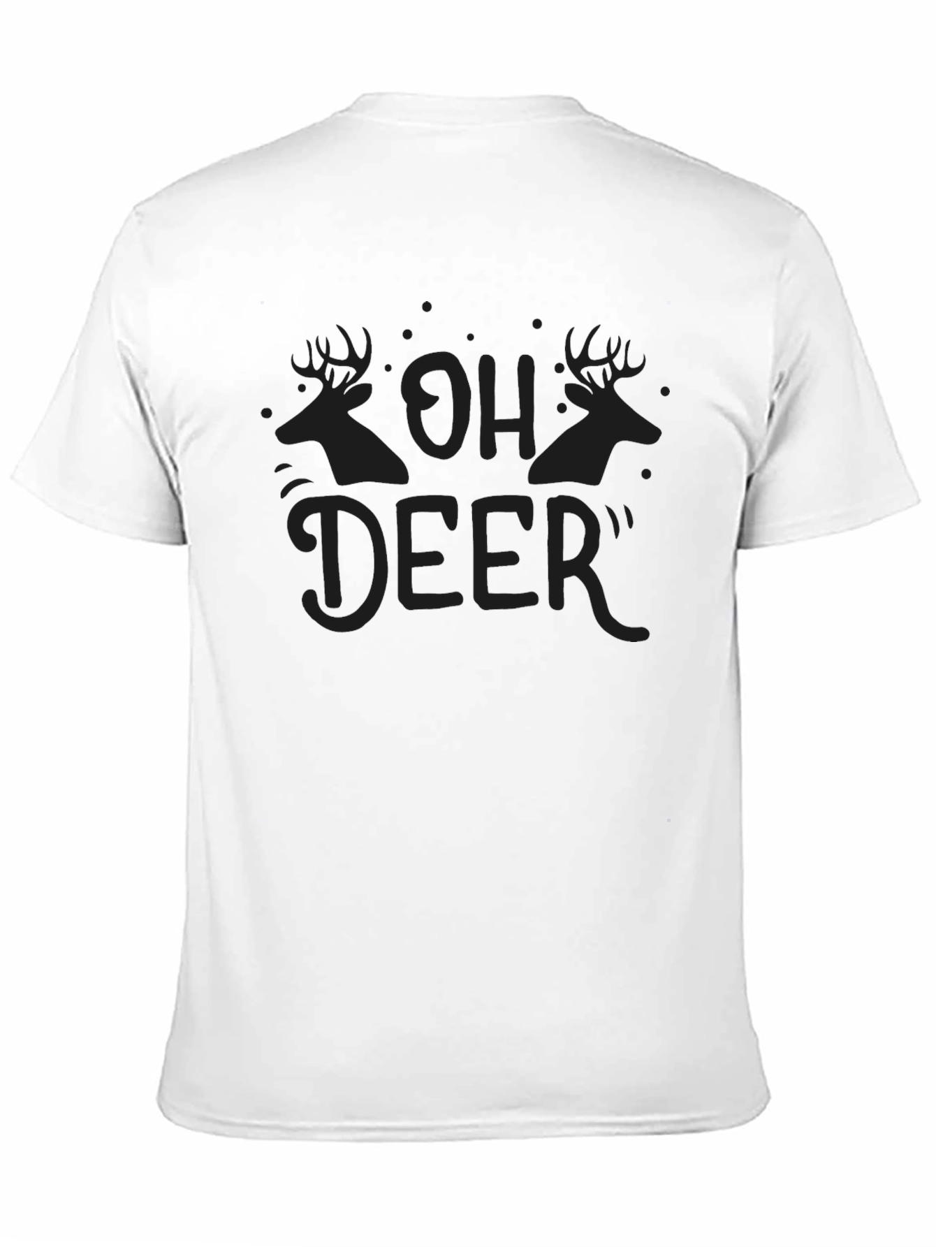 Black Oh Deer Graphic Tee view 11