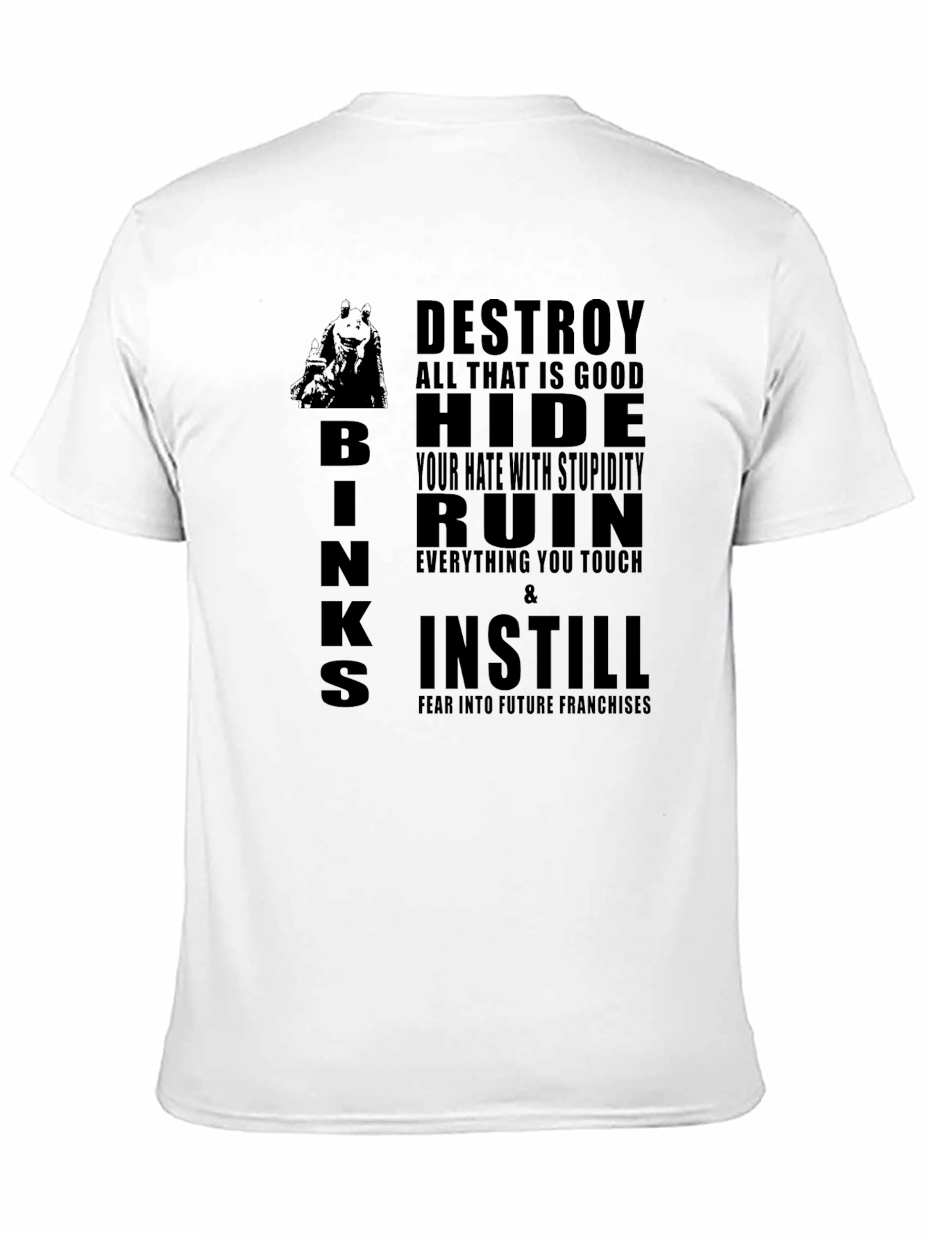 Black Destroy All That Is Good Tee view 11