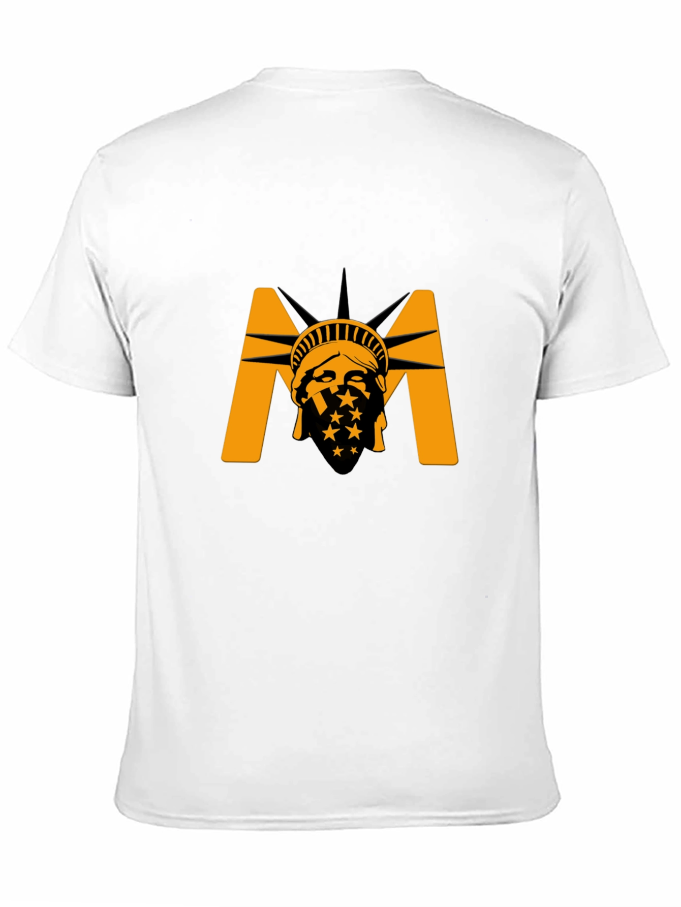 Black Liberty M Graphic T-Shirt - Black view 11