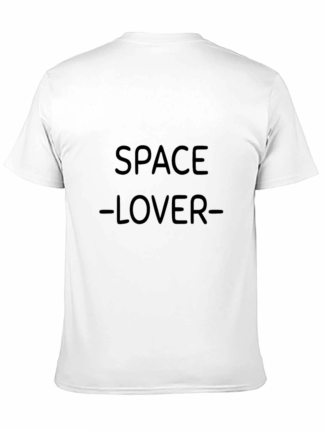 Black Space Lover Graphic Tee - Black Casual T-Shirt view 11