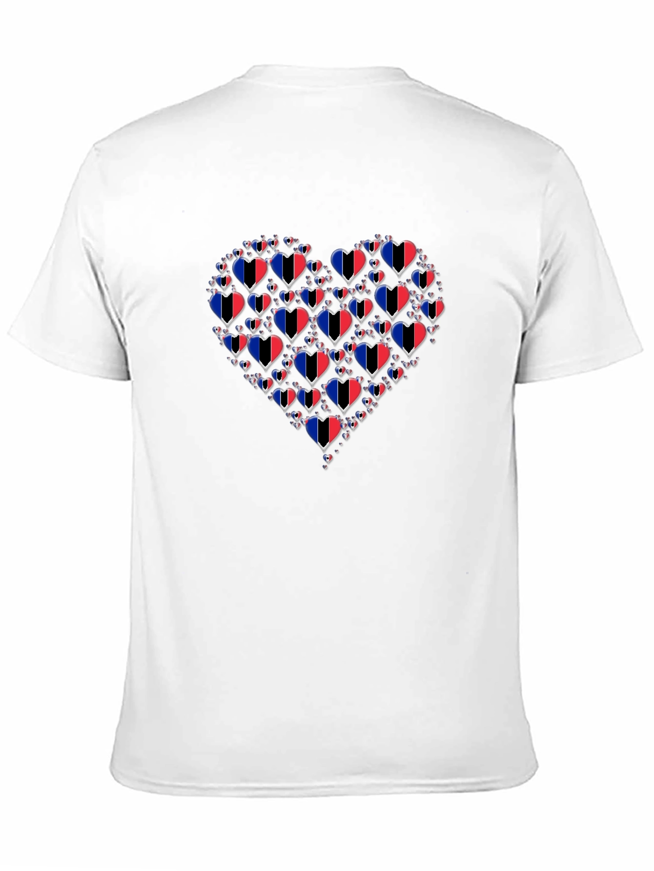 Black Heart Trinidad & Tobago Flag T-Shirt view 11