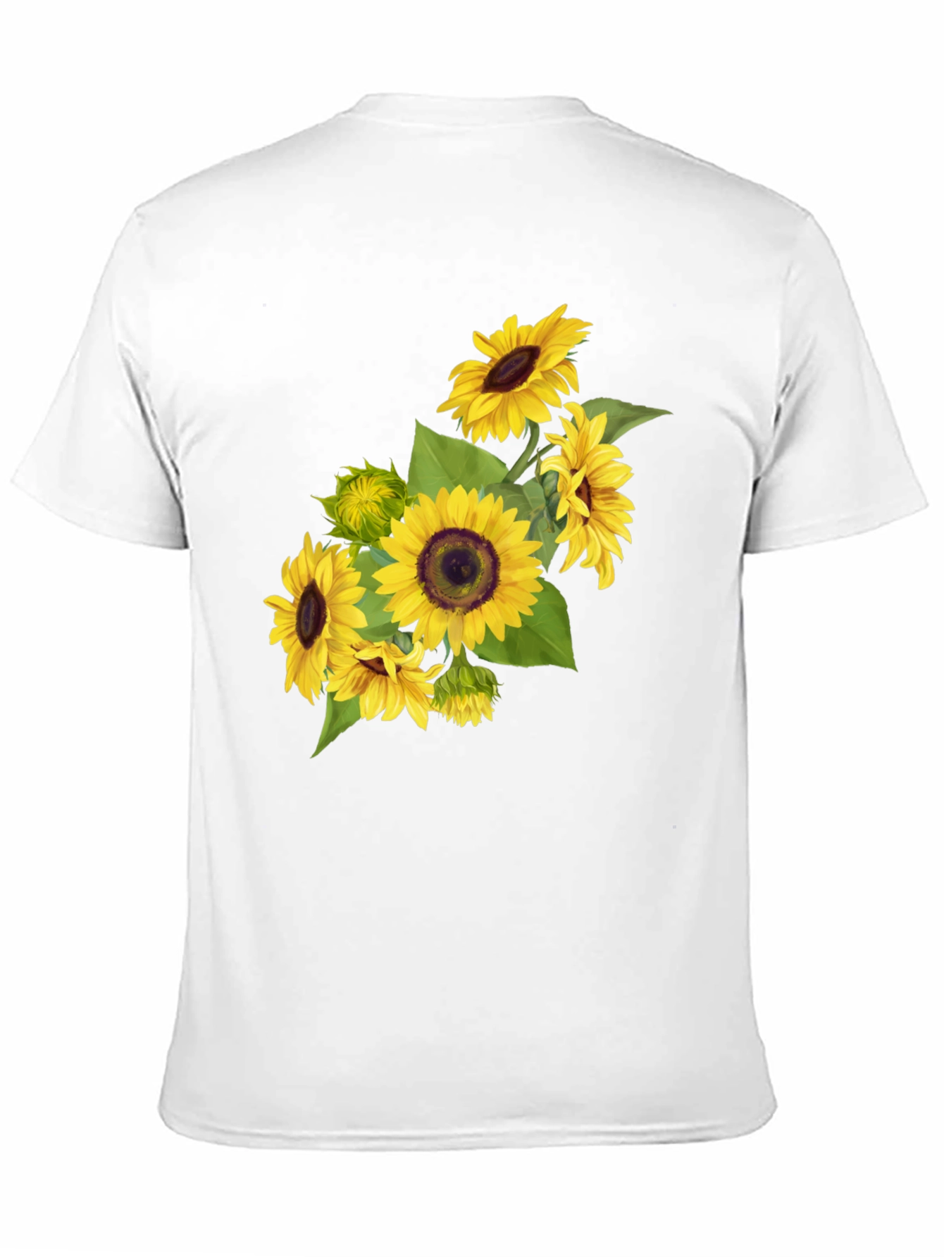 Black Sunflower Graphic Black T-Shirt view 11