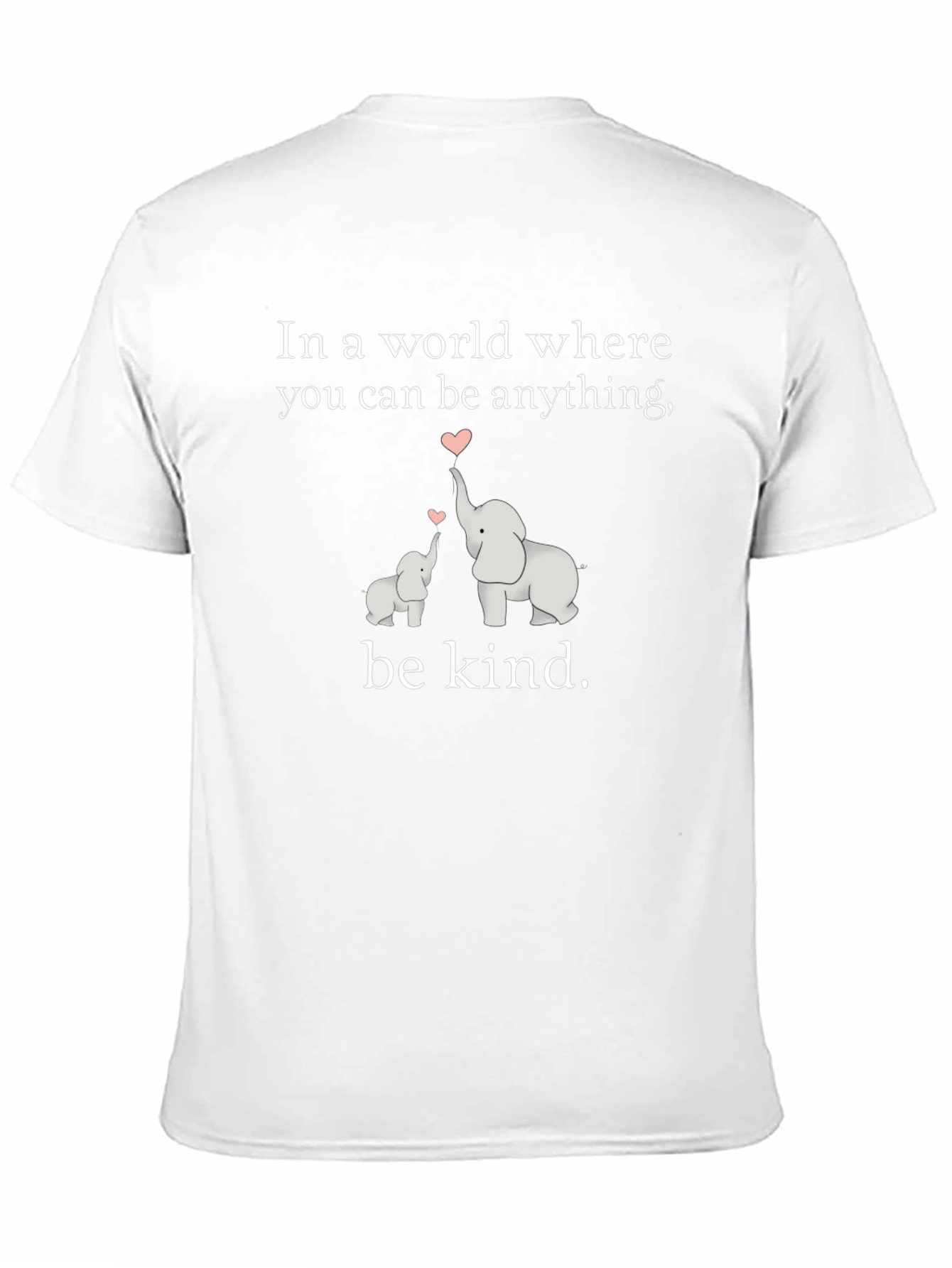 Black Be Kind Elephant Graphic Tee view 11