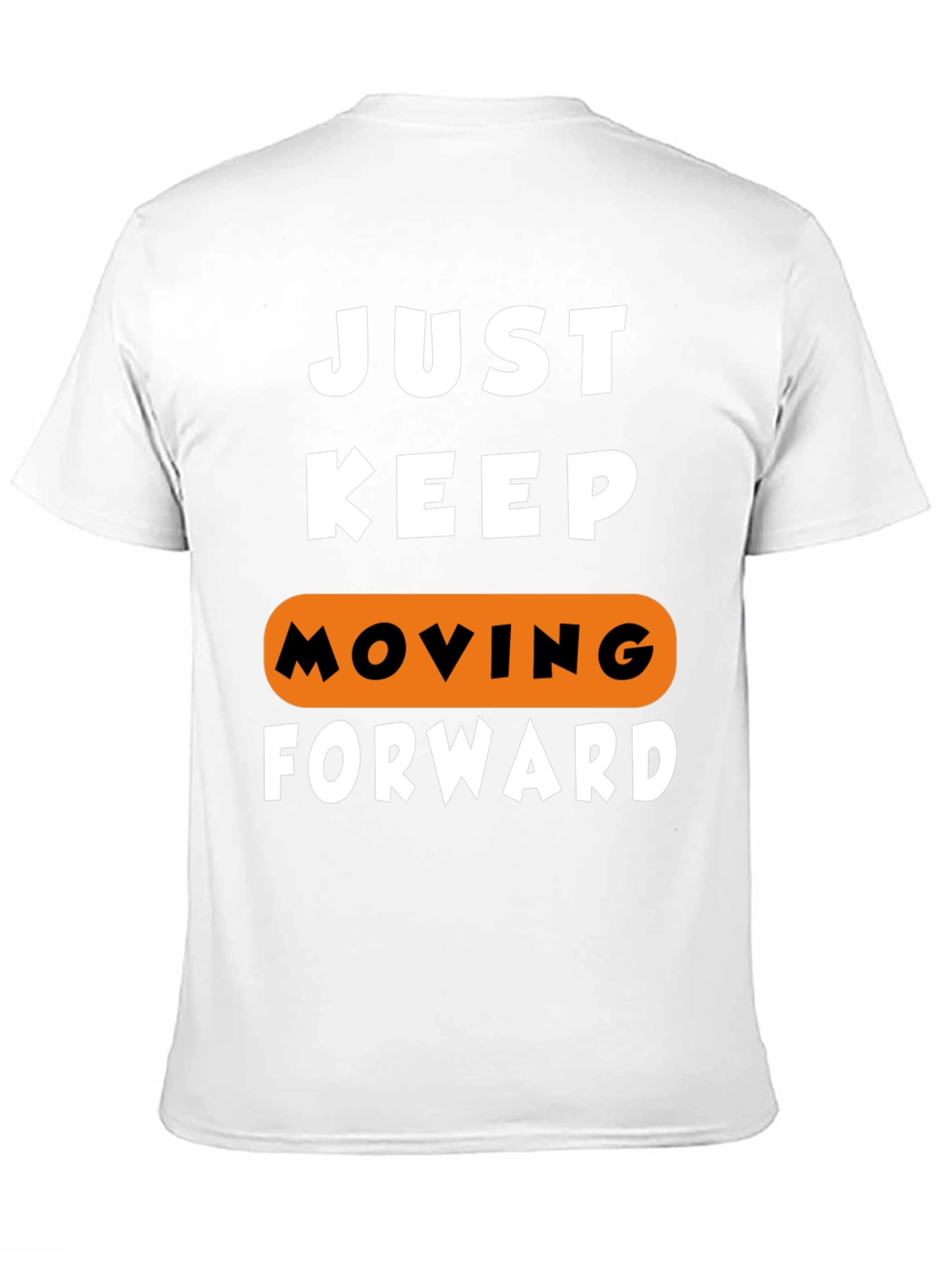 Black Just Keep Moving Forward Graphic Tee view 11