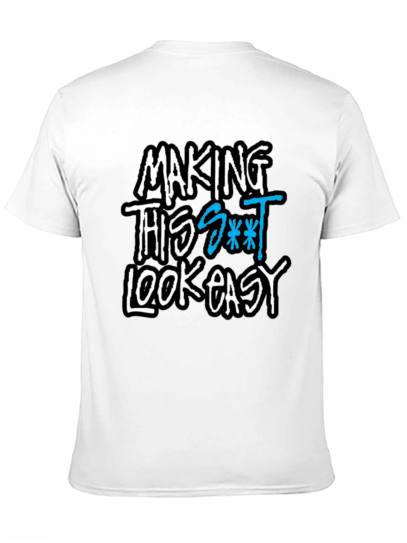 Black Making This S*** Look Easy Graphic Tee - Black view 11