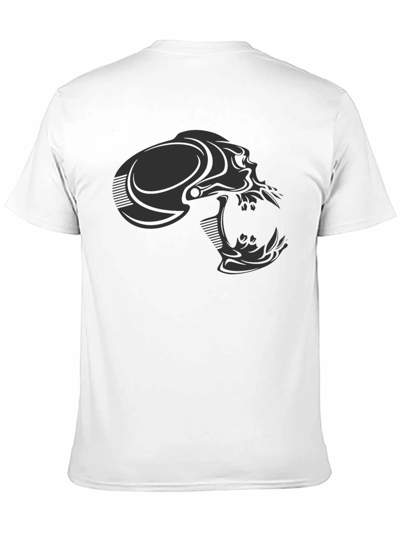 Black Skull Predator T-Shirt - Dark Graphic Tee view 11