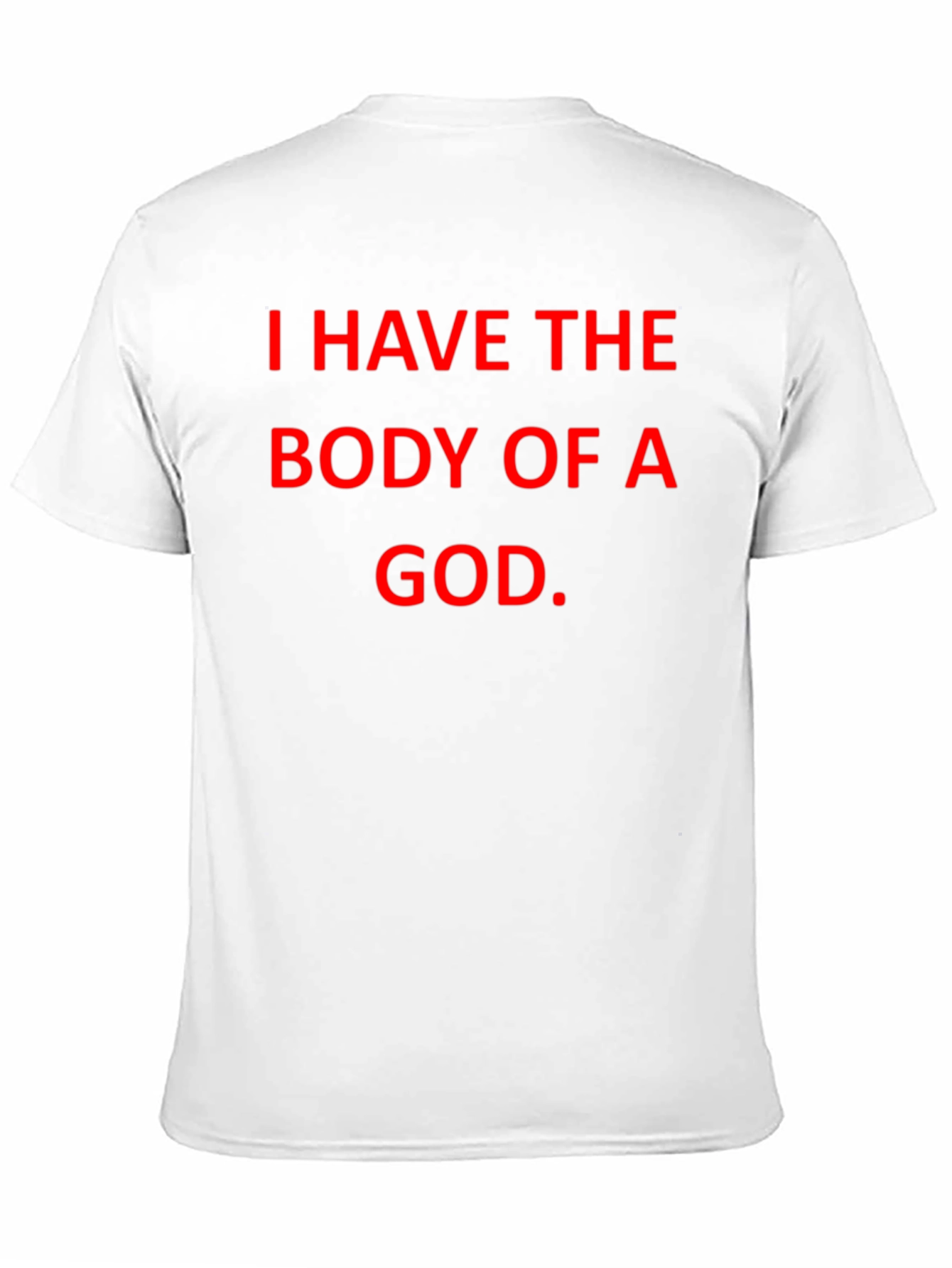 Black Funny Body of a God T-Shirt view 11