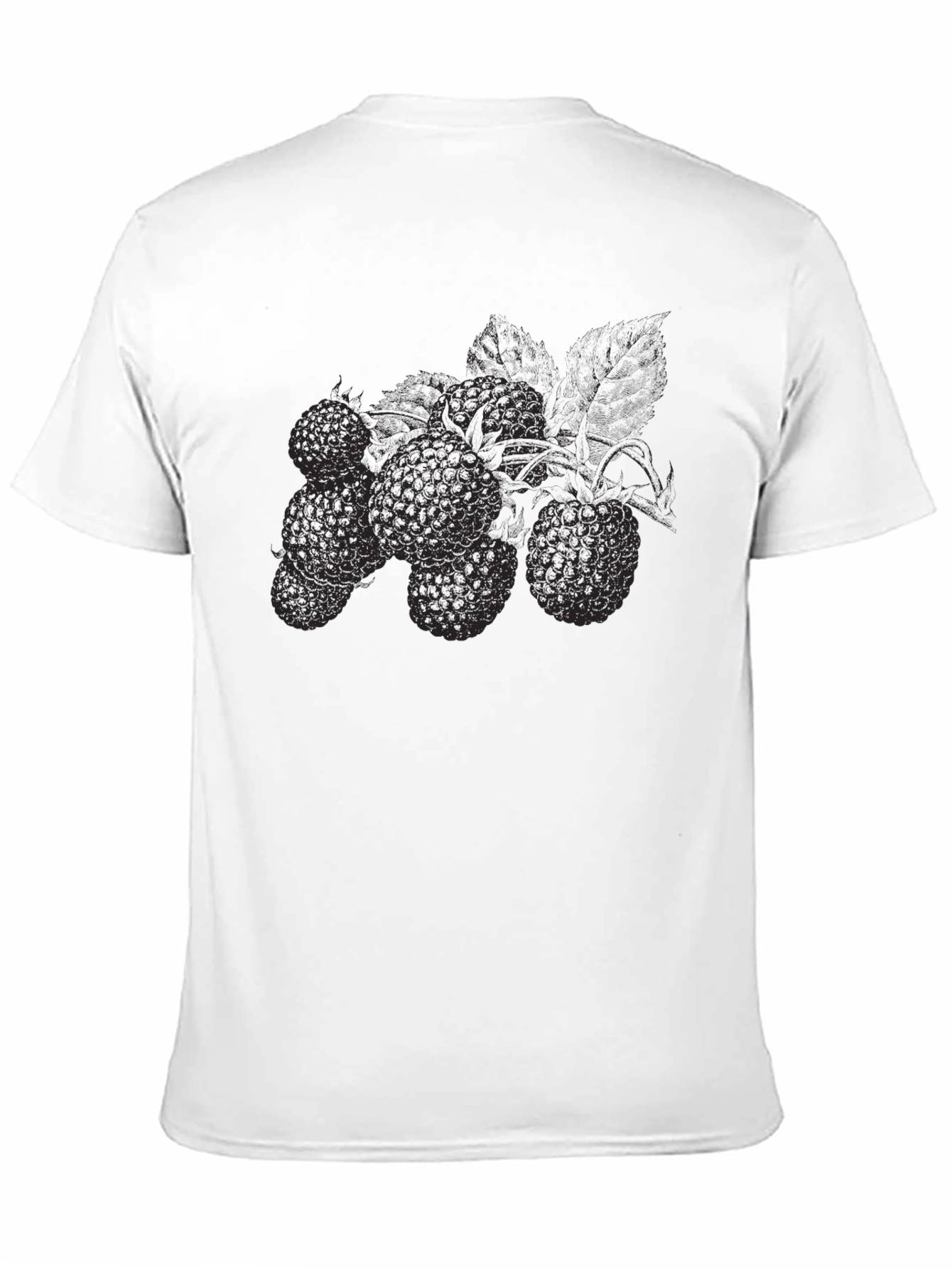 Black Berry Graphic Black T-Shirt view 11