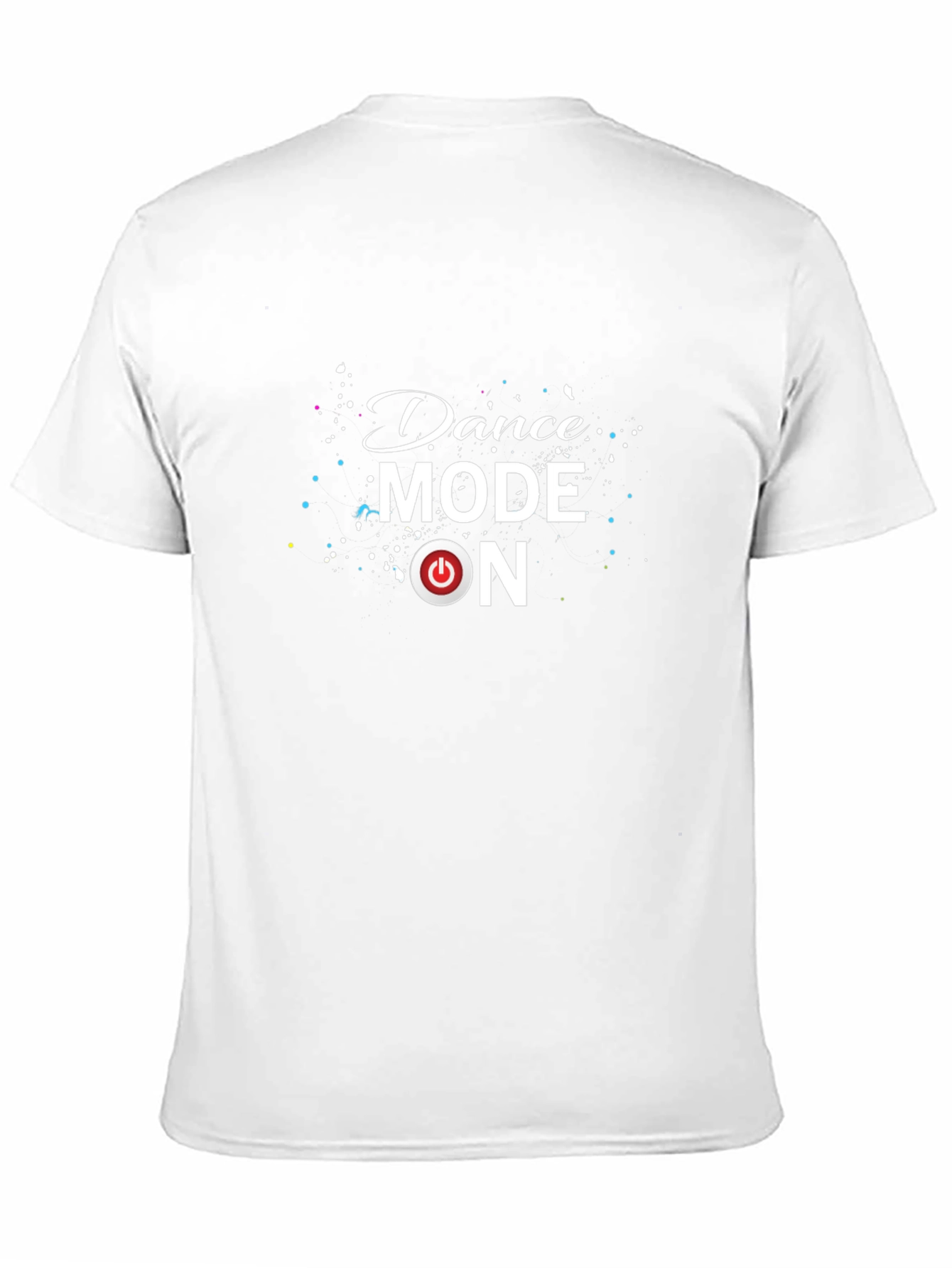 Black Dance Mode On Black Graphic Tee view 11