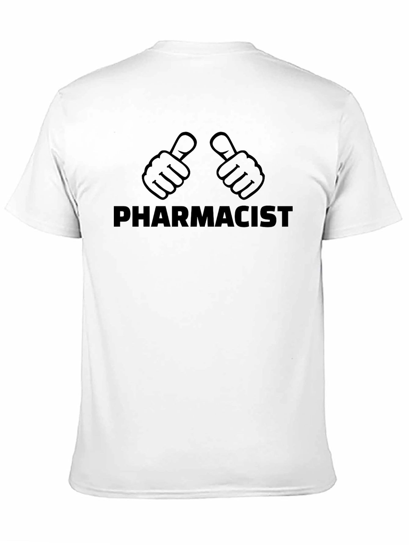 Black Pharmacist Thumbs Up Graphic T-Shirt view 11