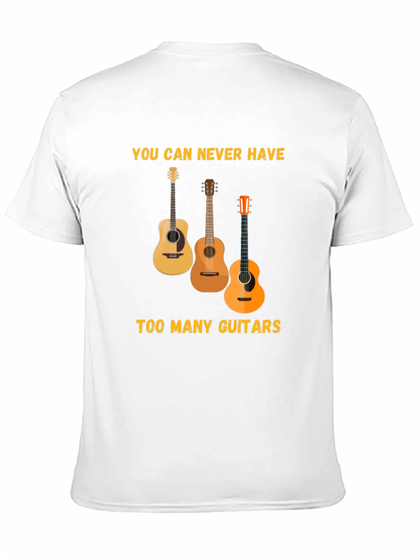 Black Guitar Lover T-Shirt: You Can Never Have Too Many view 11