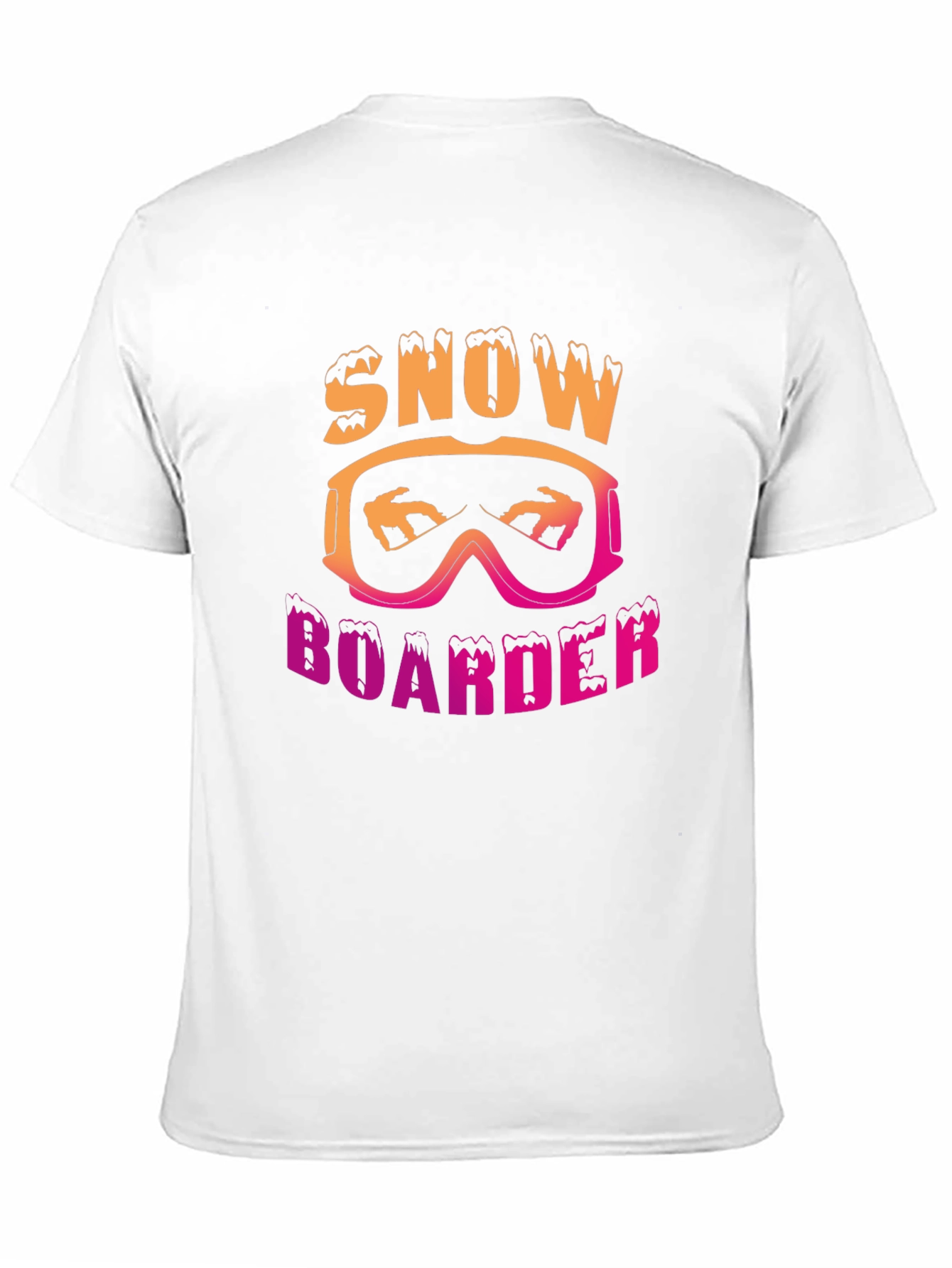 Black Snowboarder Graphic Tee - Black view 11