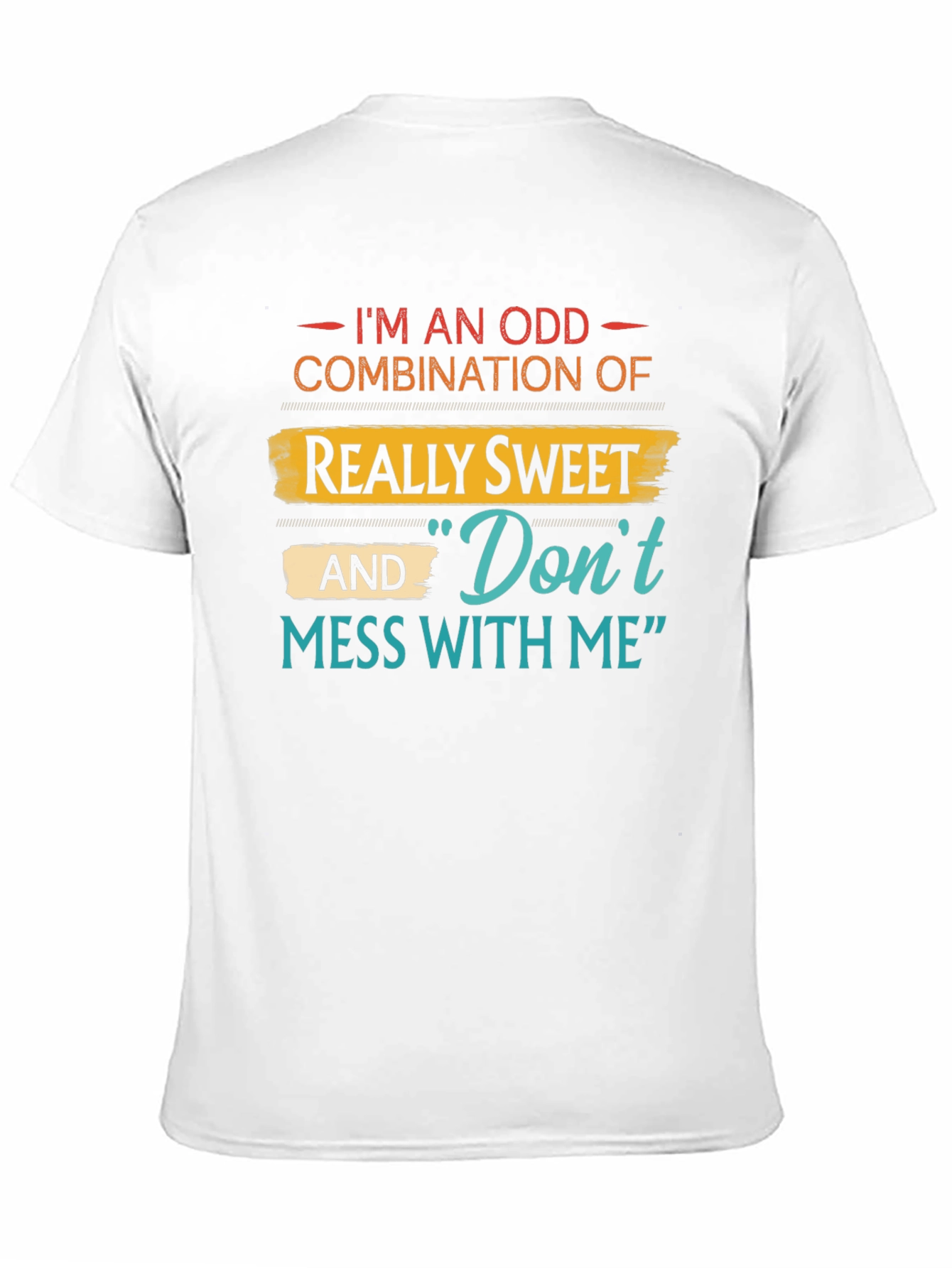 Black Odd Combination T-Shirt: Sweet & Sassy Graphic Tee view 11