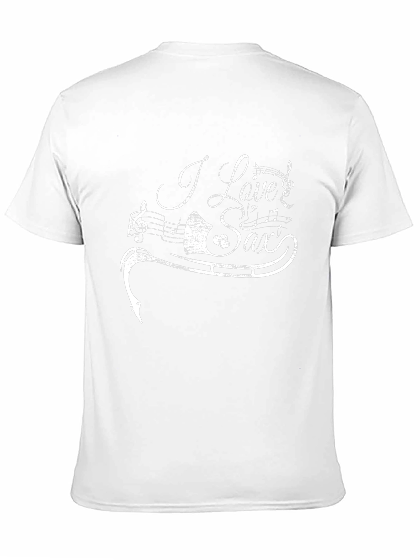 Black I Love Saxophone T-Shirt - Music Lover Tee view 11