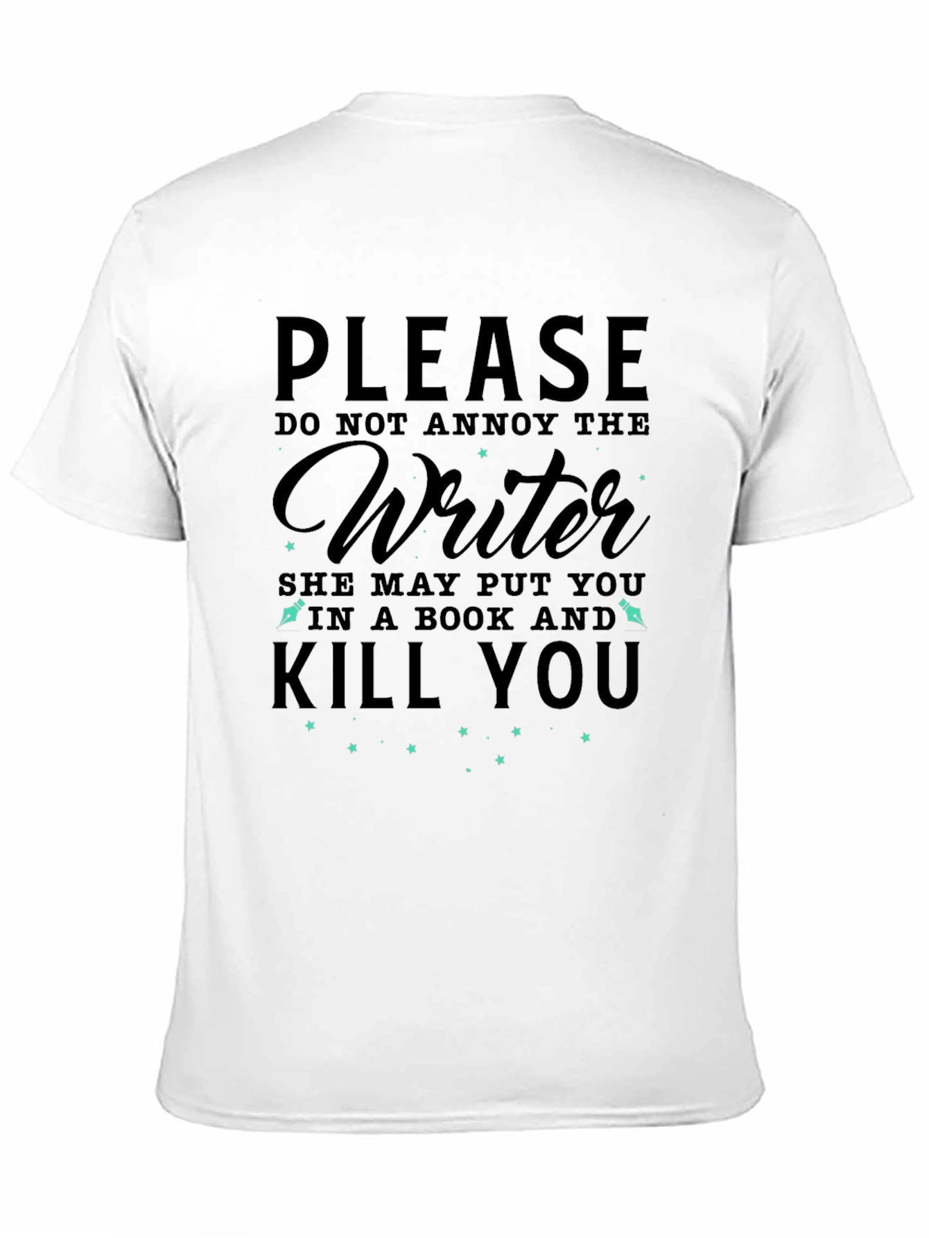Black Writer Funny Novelist T-Shirt view 11