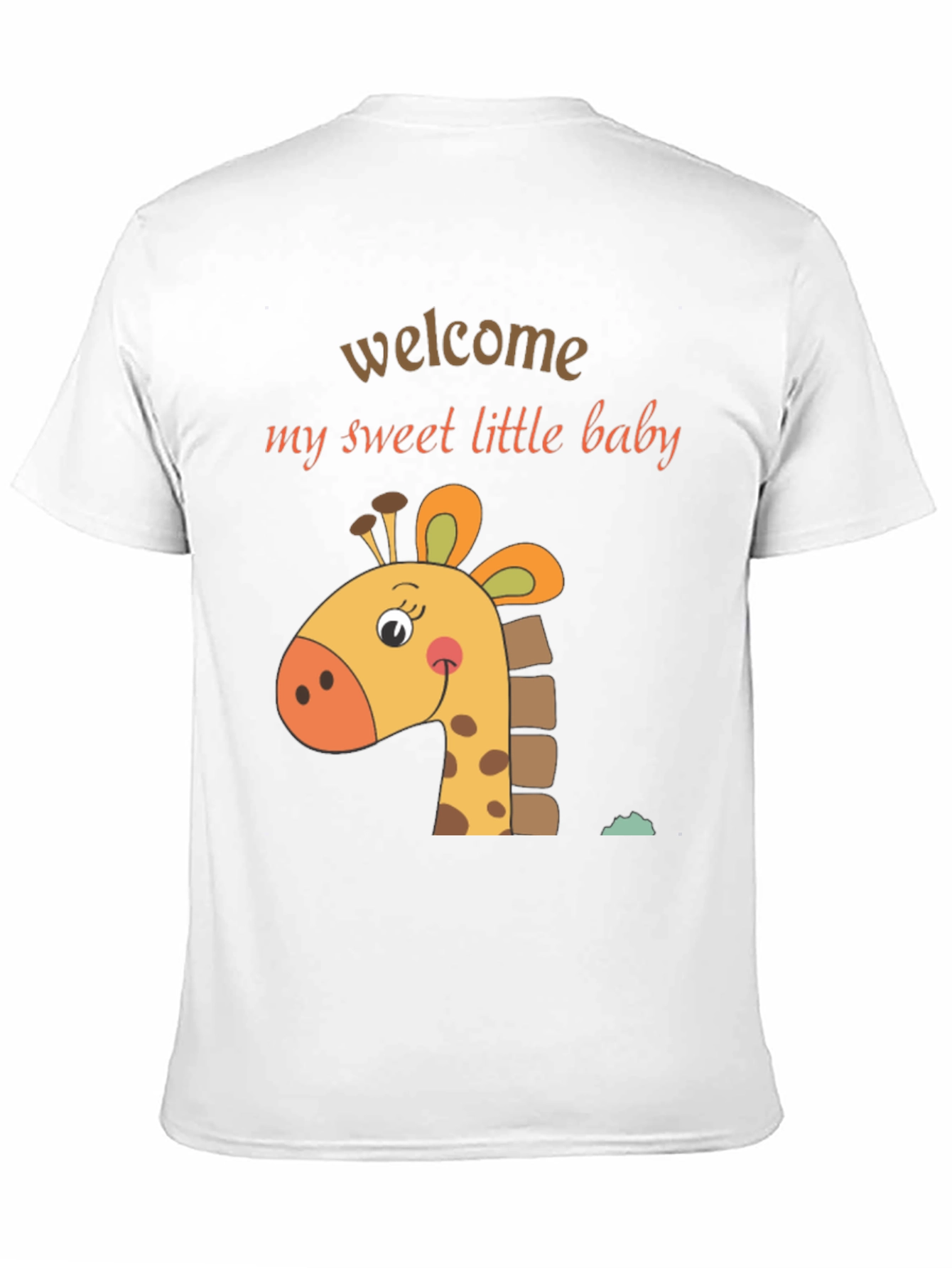 Black Welcome Baby Giraffe Tee view 11