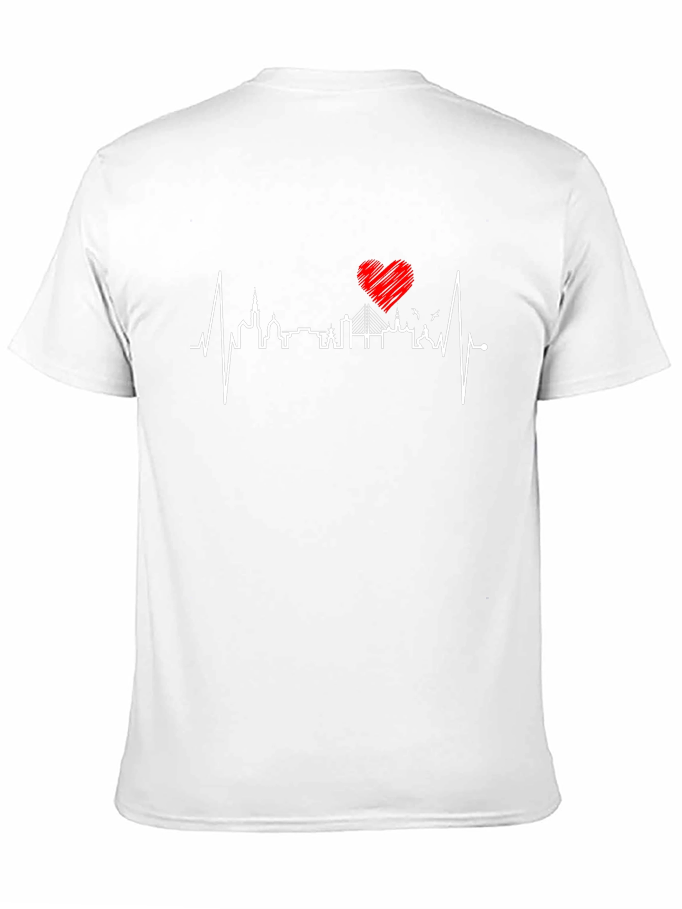 Black City Heartbeat T-Shirt view 11