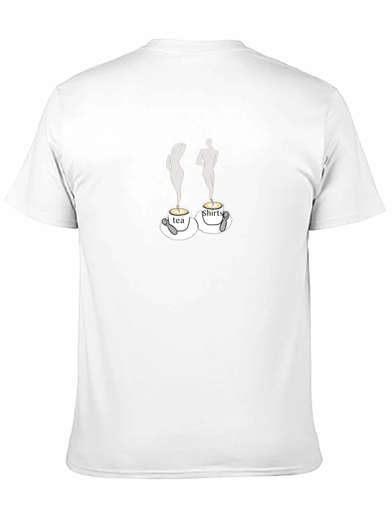 Black Tea Shirts Humor Graphic T-Shirt view 11