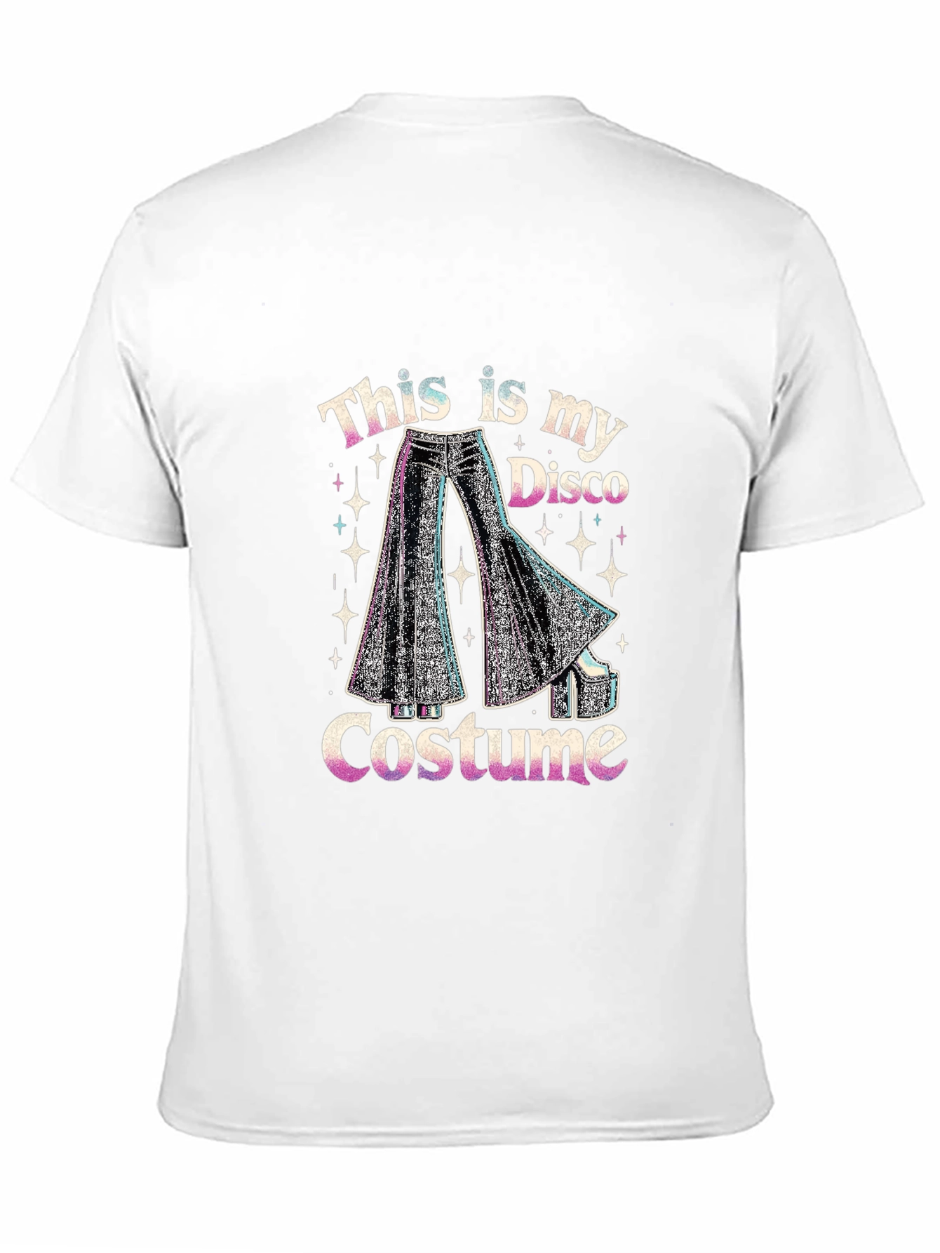 Black Disco Costume T-Shirt view 11
