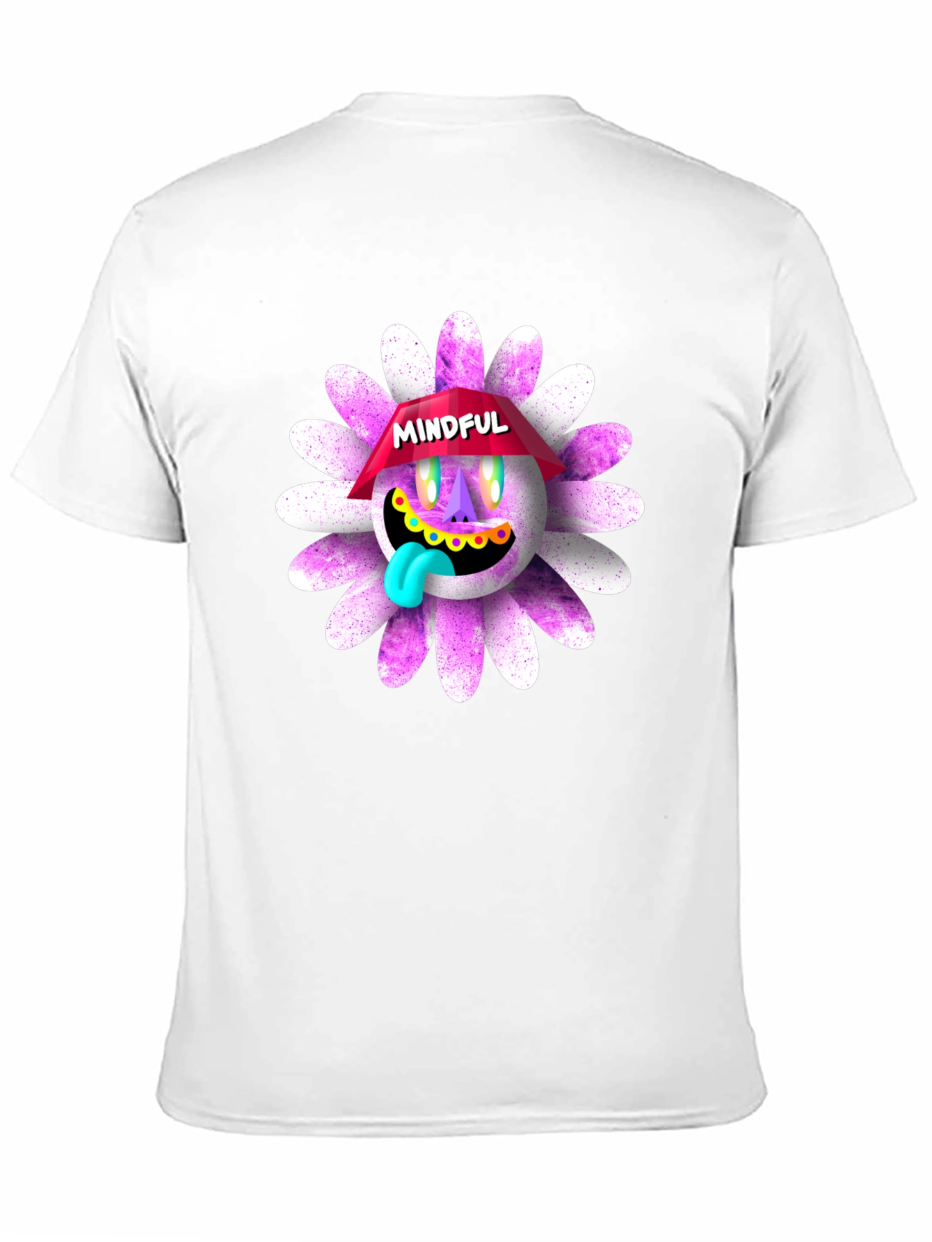 Black Mindful Graphic T-Shirt - Unique Daisy Design view 11