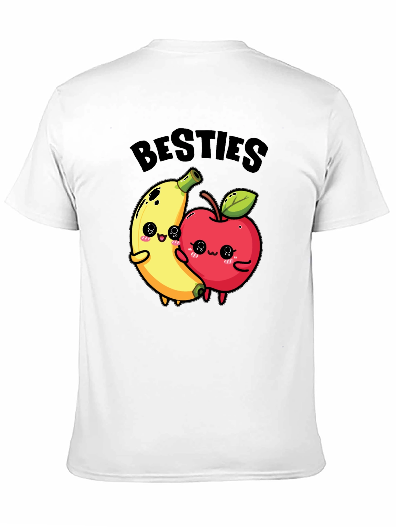Besties Banana & Apple Graphic T-Shirt - 11