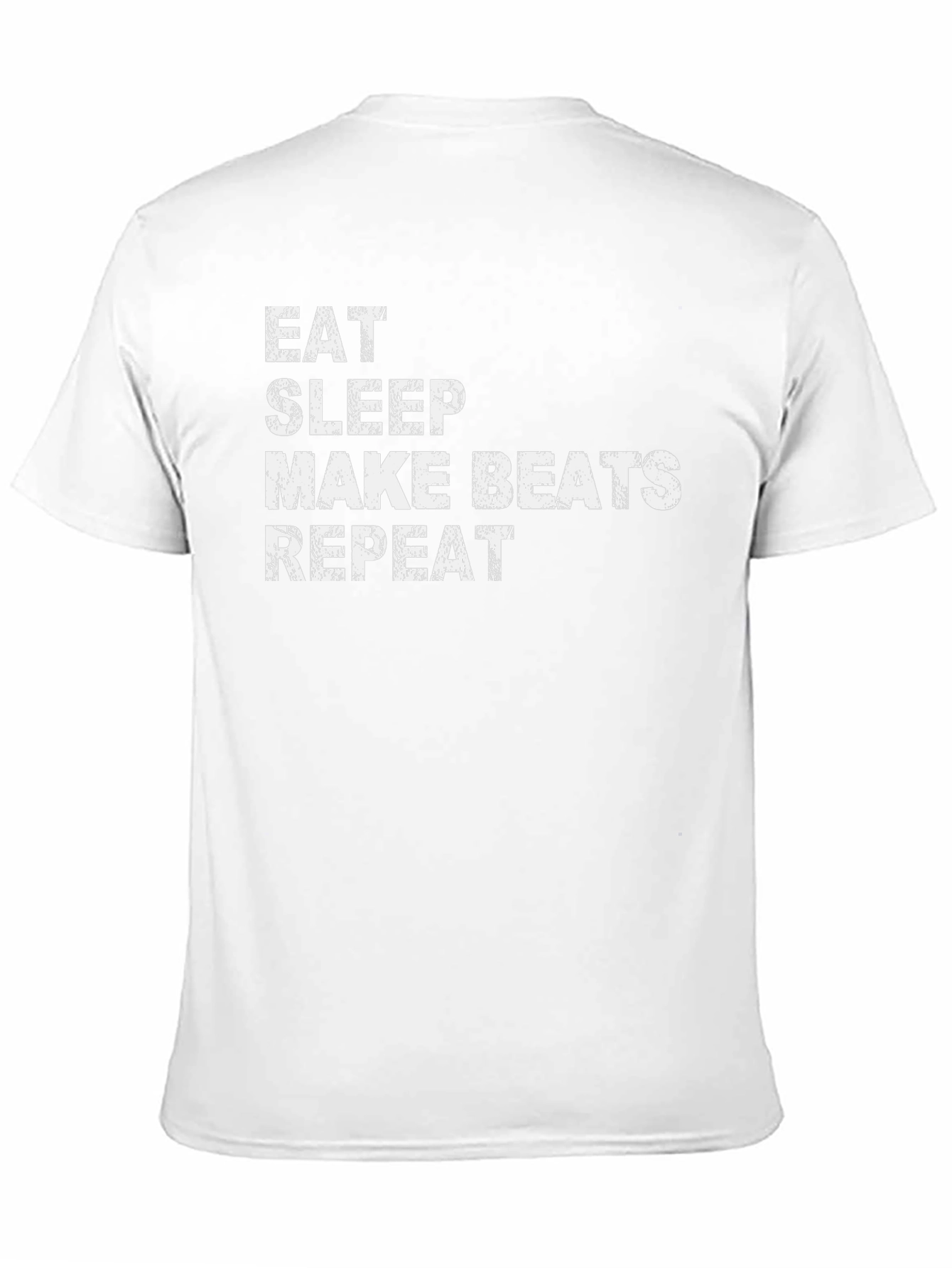 Black Eat Sleep Make Beats Repeat Graphic T-Shirt view 11