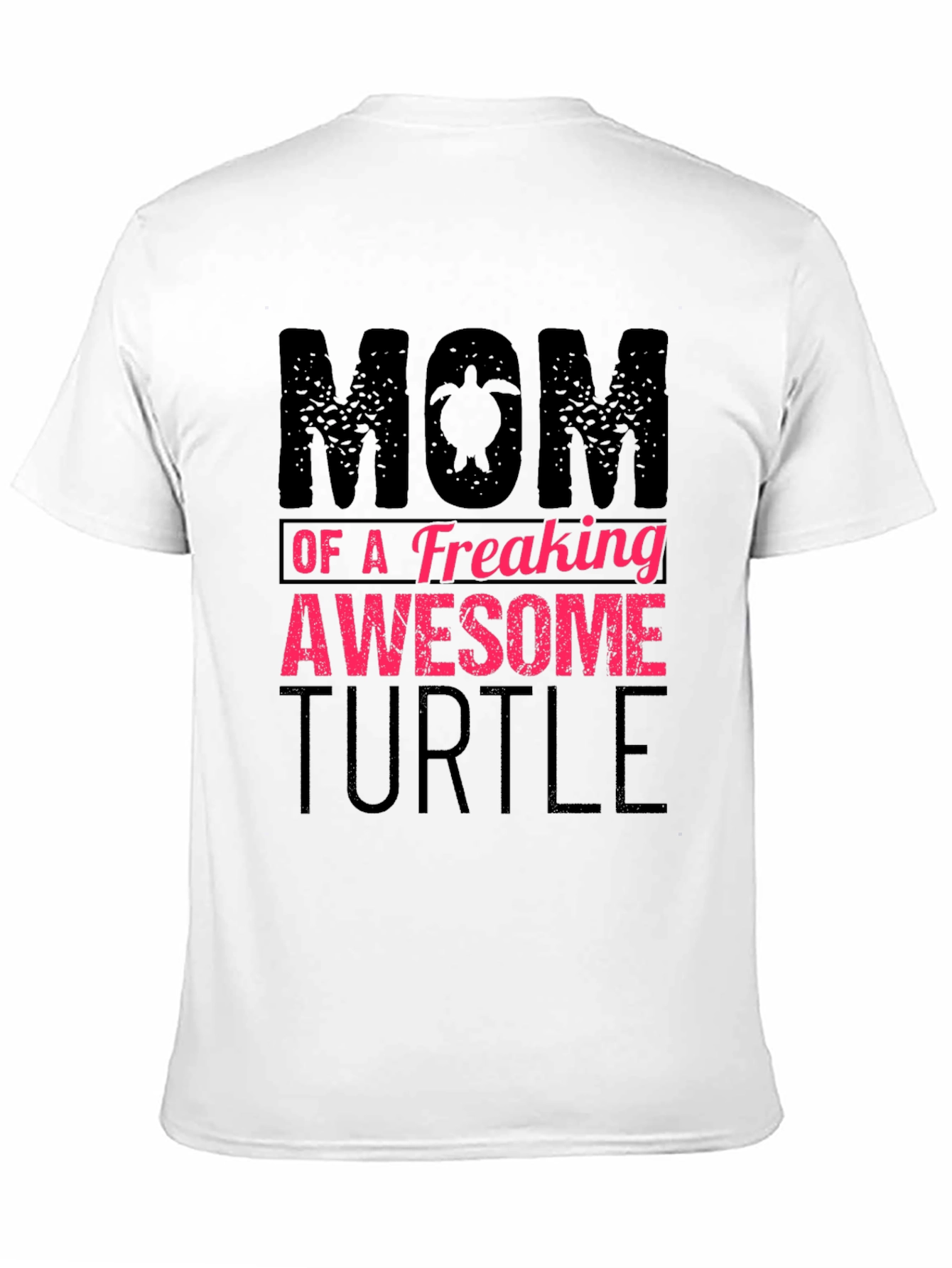 Black Mom of a Freaking Awesome Turtle T-Shirt view 11