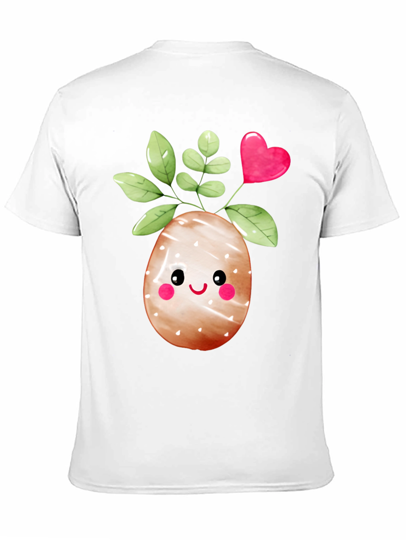 Black Cute Easter Egg Plant Graphic Tee view 11