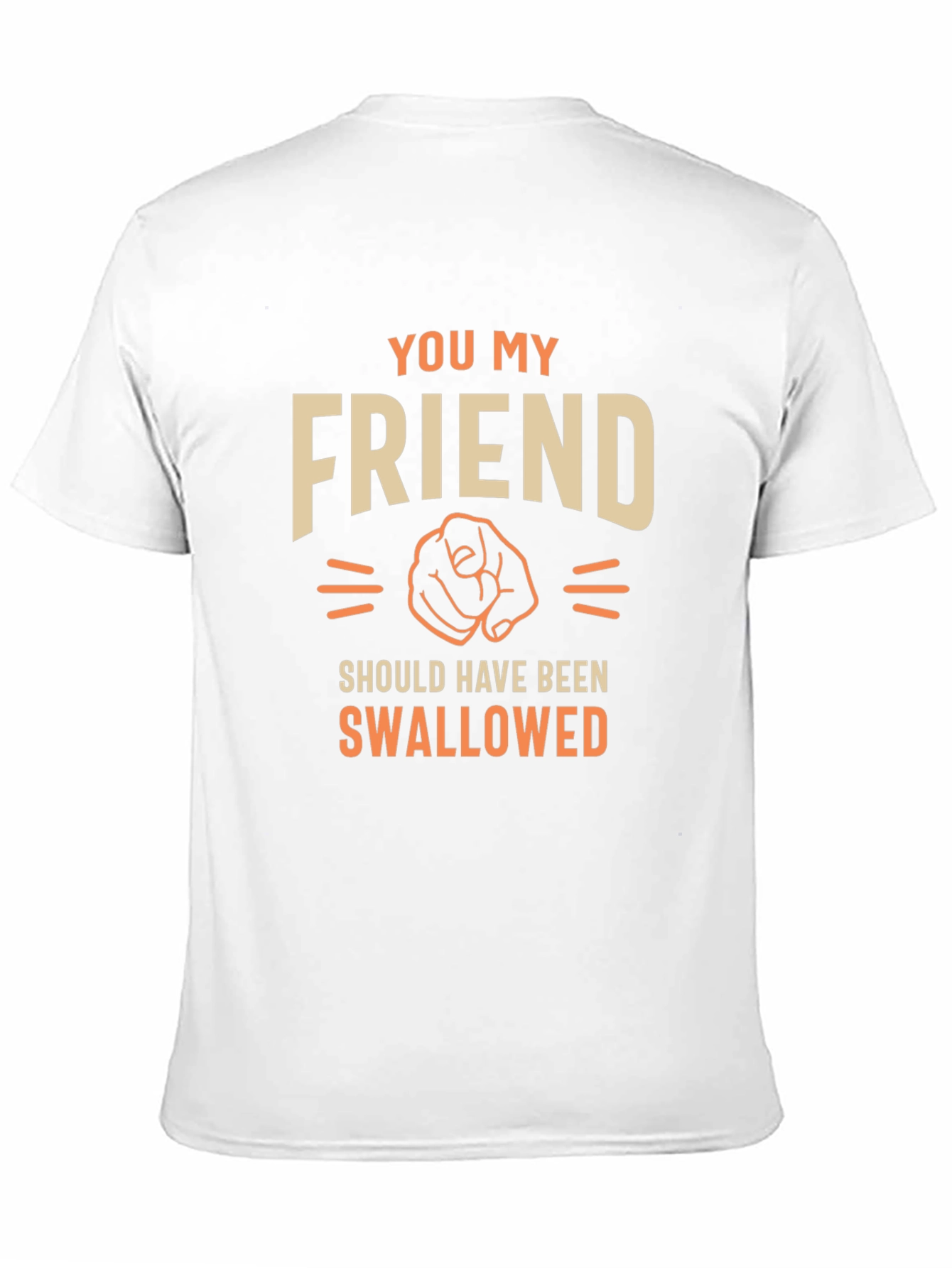 Black Funny Sarcastic You My Friend T-Shirt view 11
