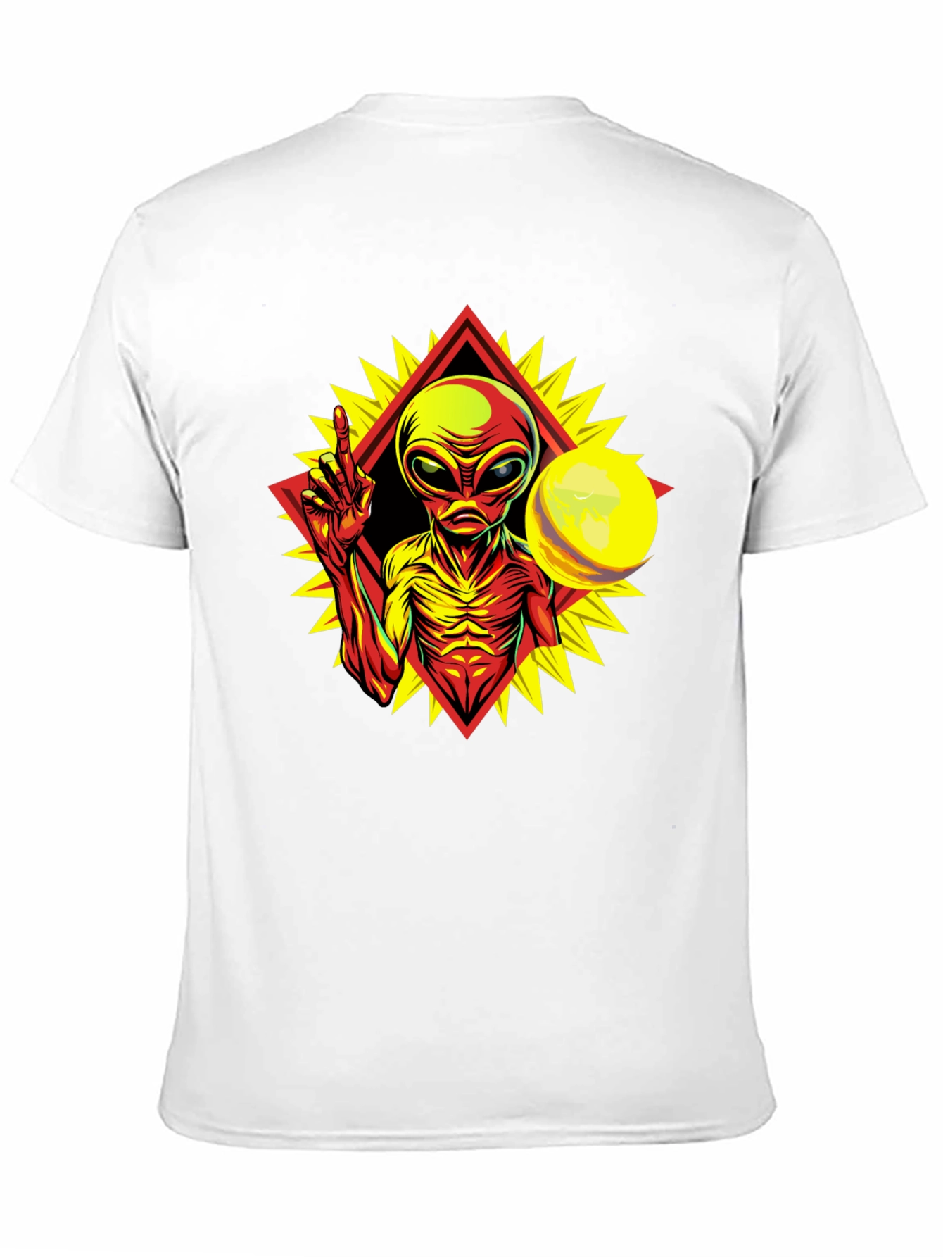 Black Alien Graphic Tee - Peace Among Worlds! view 11