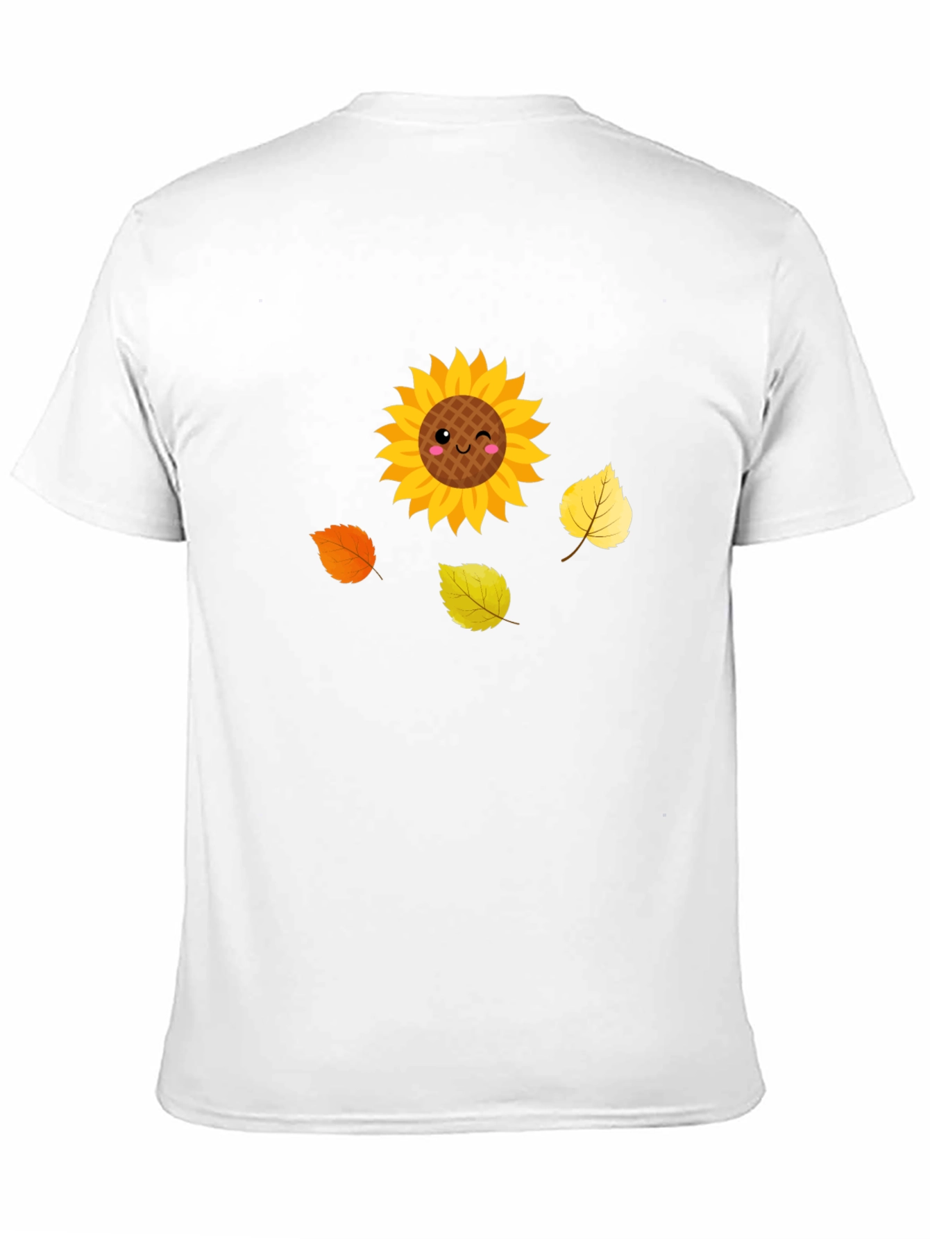 Black Cute Sunflower Graphic Tee - Black view 11