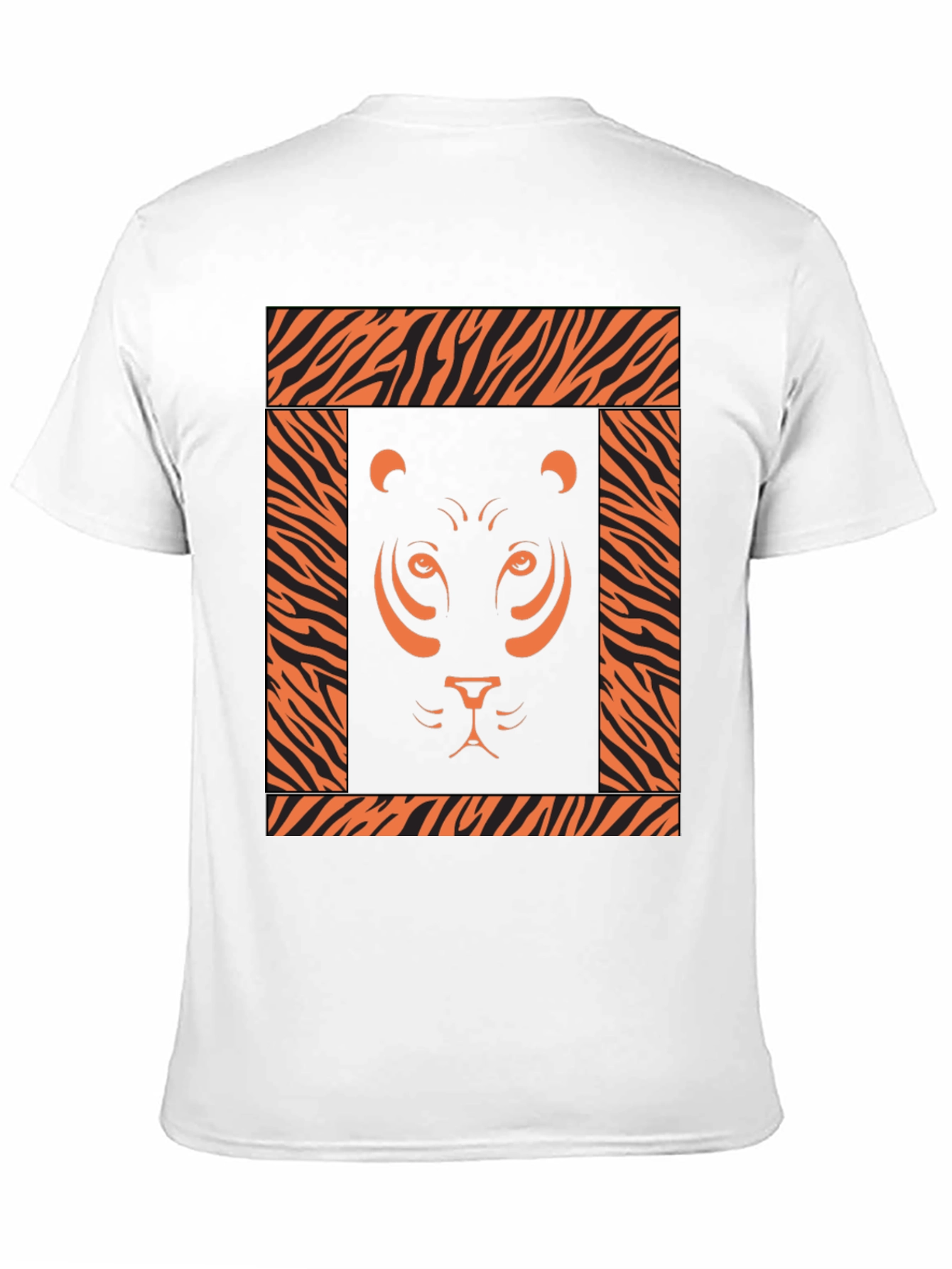 Black Tiger Graphic Print Black T-Shirt view 11
