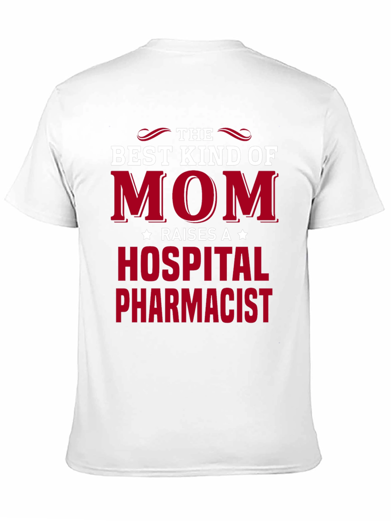 Black Best Kind of Mom Hospital Pharmacist Graphic T-Shirt view 11