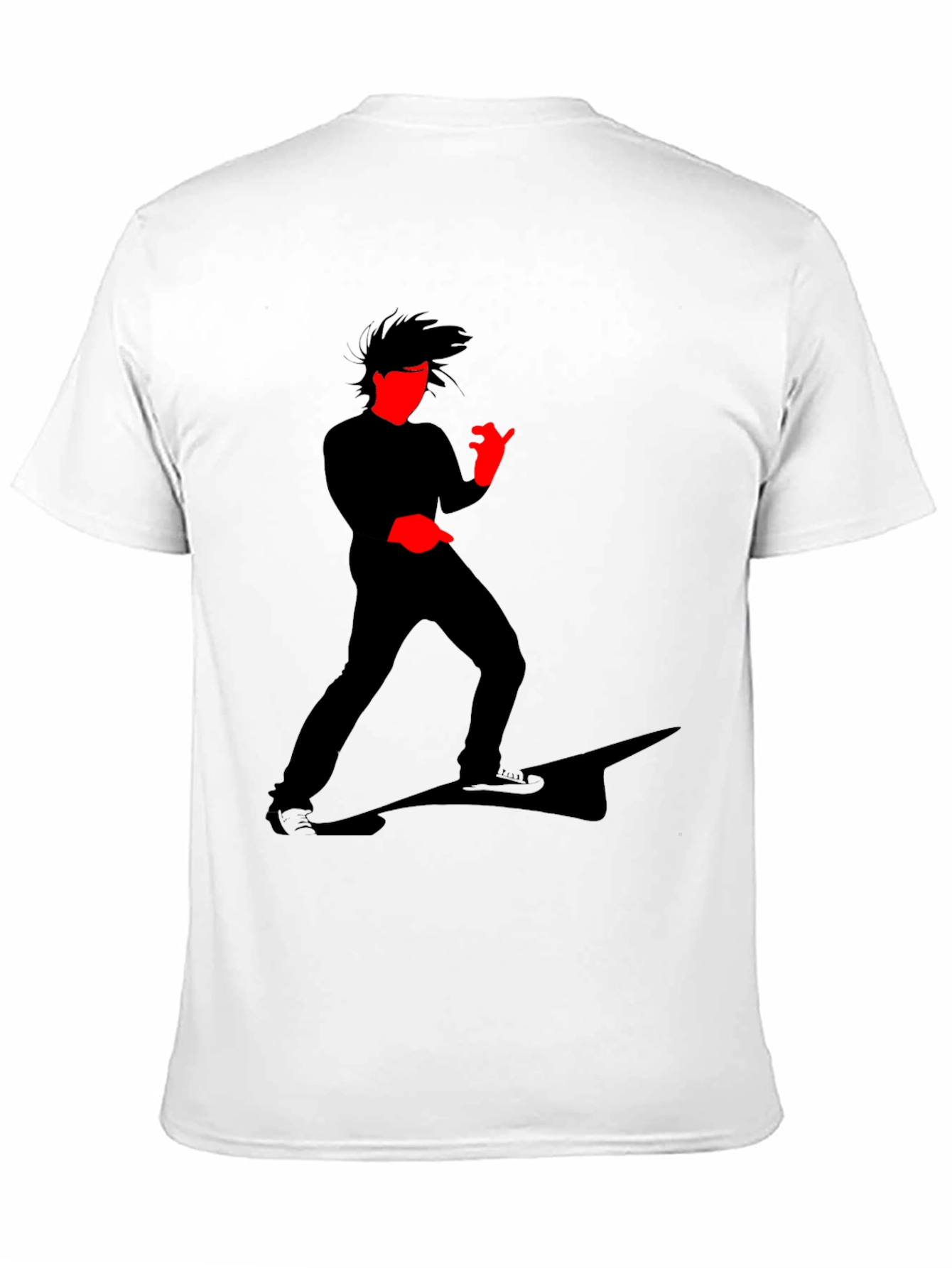 Black Cool Graphic T-Shirt - Striking Silhouette Design view 11