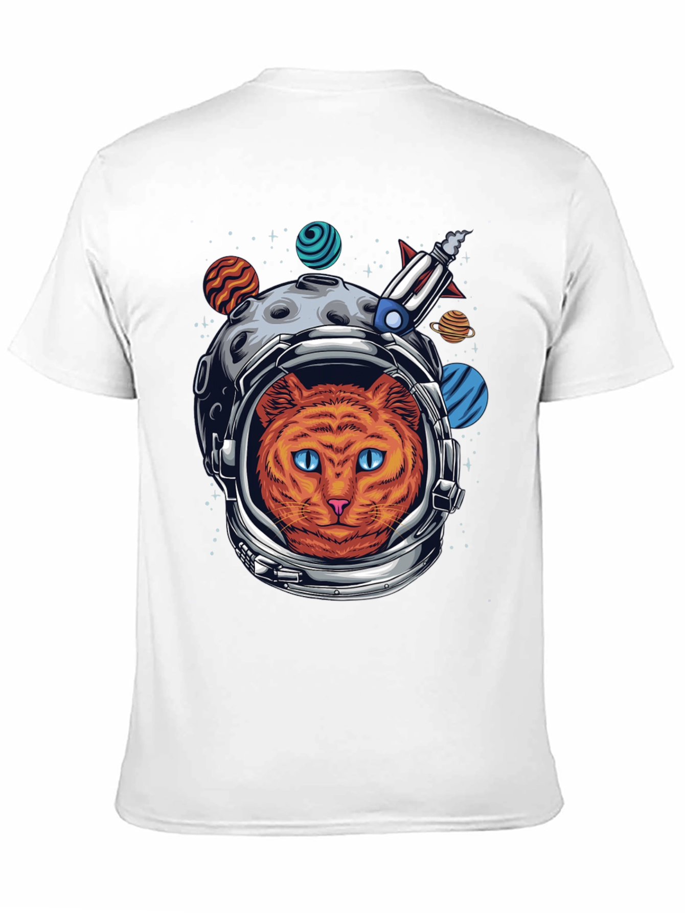 Black Cat Astronaut Graphic Tee view 11