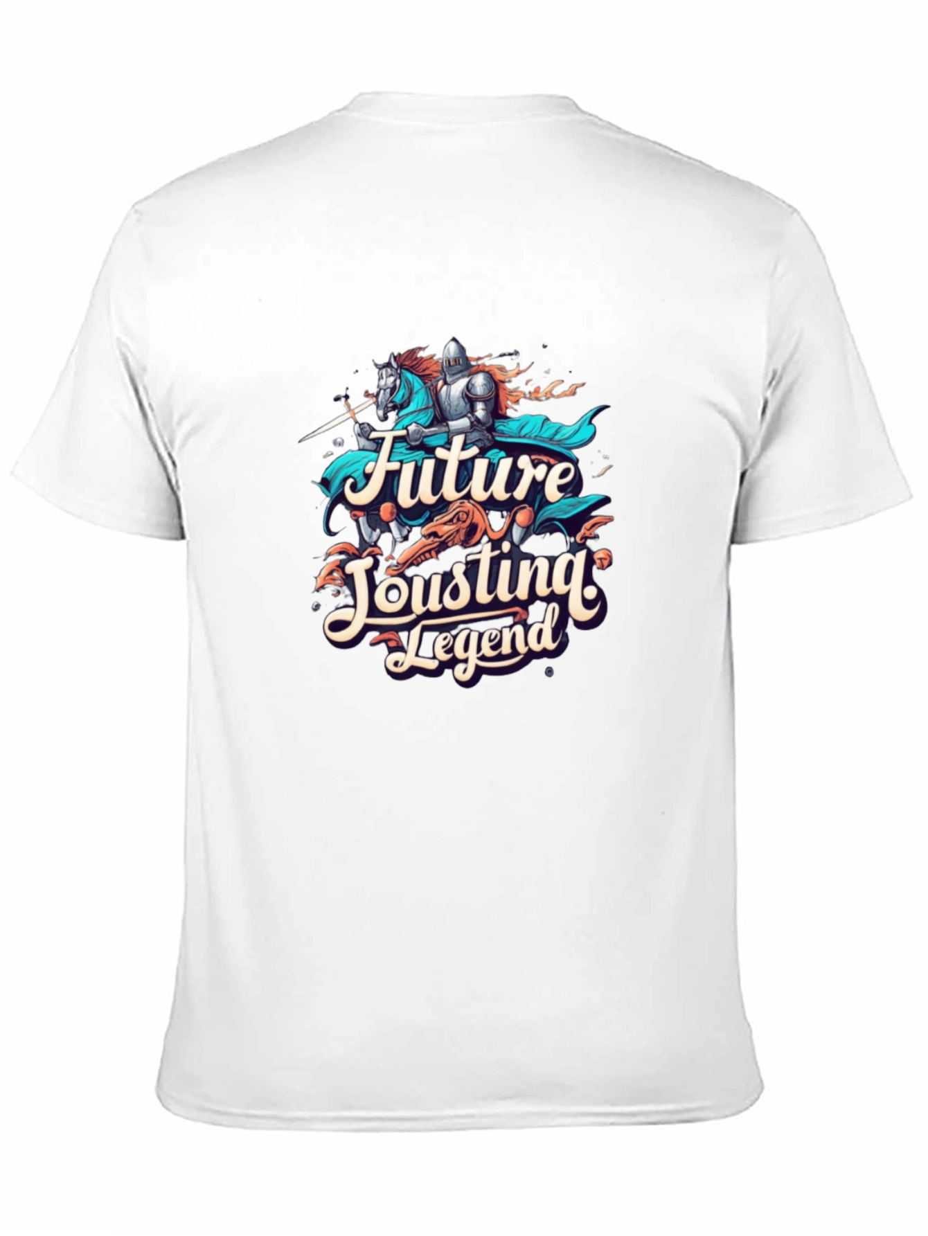 Black Future Jousting Legend Black Graphic Tee view 11