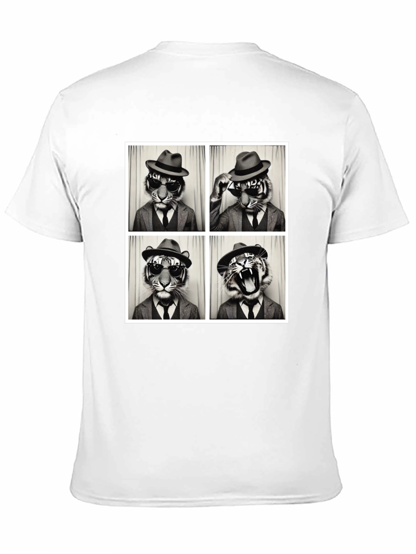 Tiger Fedora Photo Booth T-Shirt - 11
