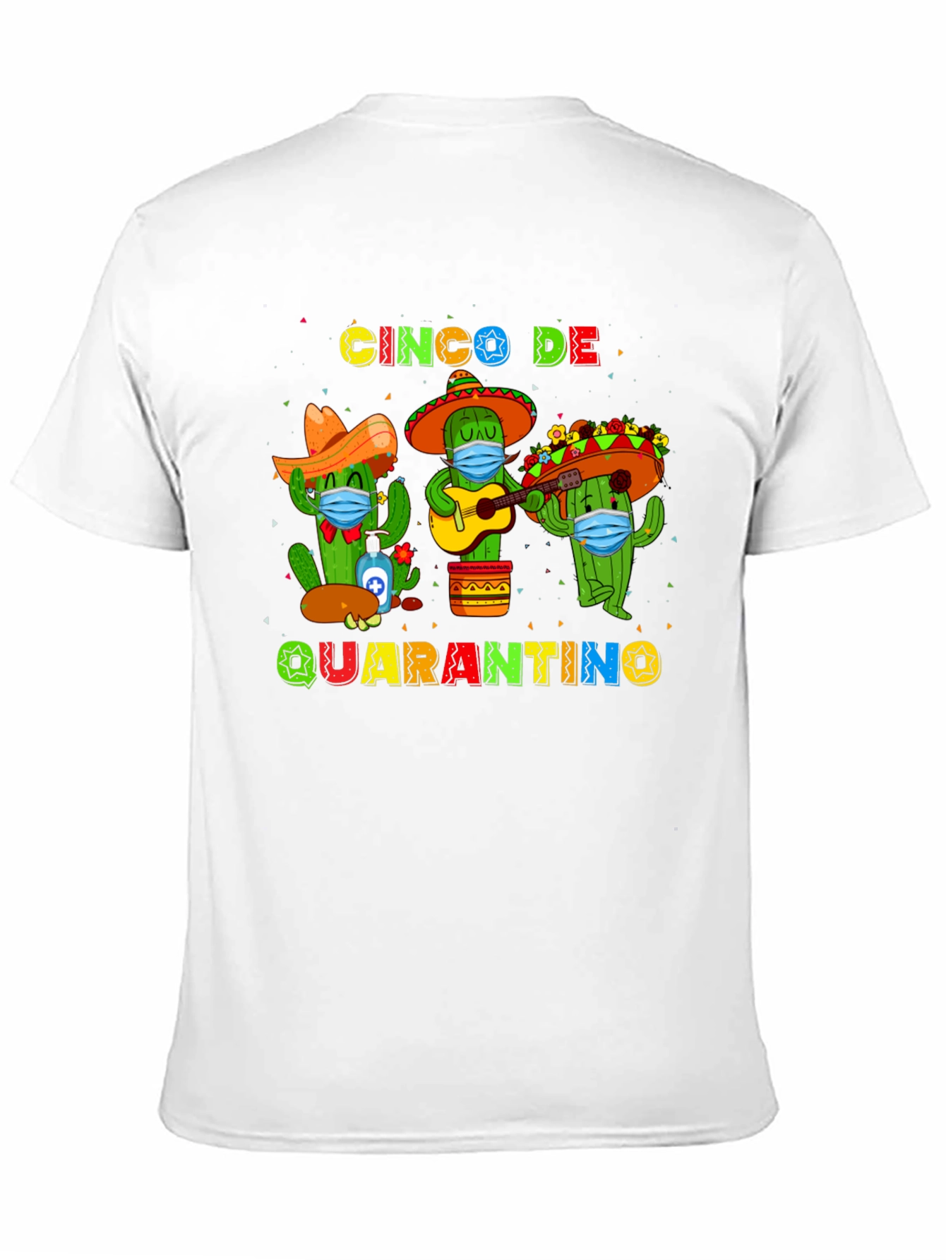 Black Cinco De Quarantino T-Shirt view 11
