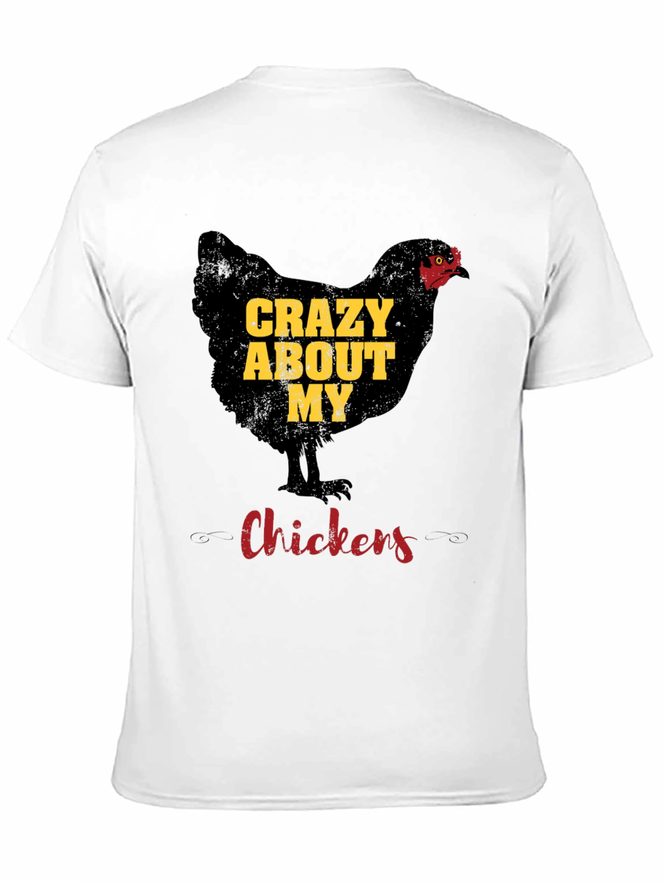 Black Crazy About My Chickens Graphic Tee view 11