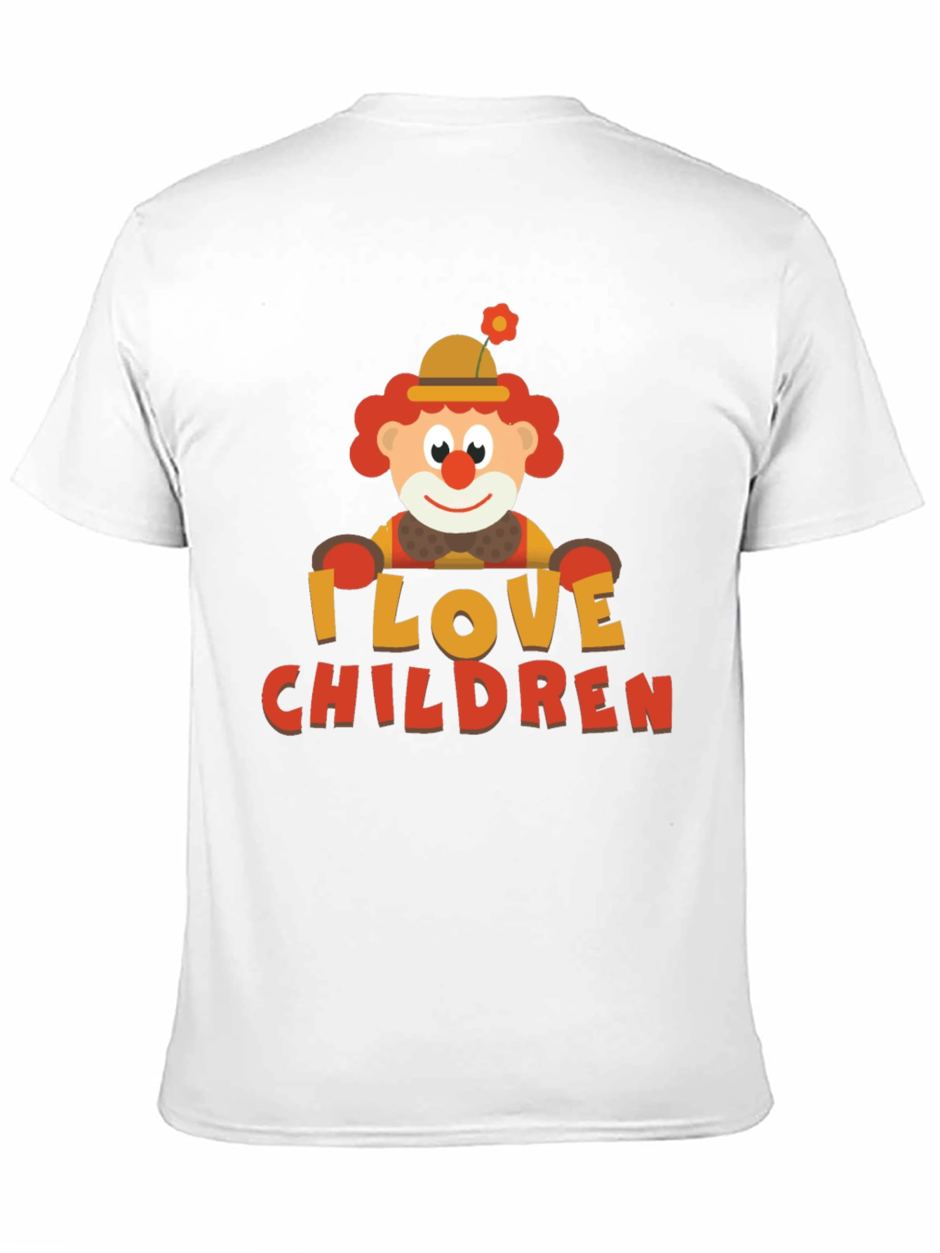 Black I Love Children Clown Graphic Tee - Black view 11