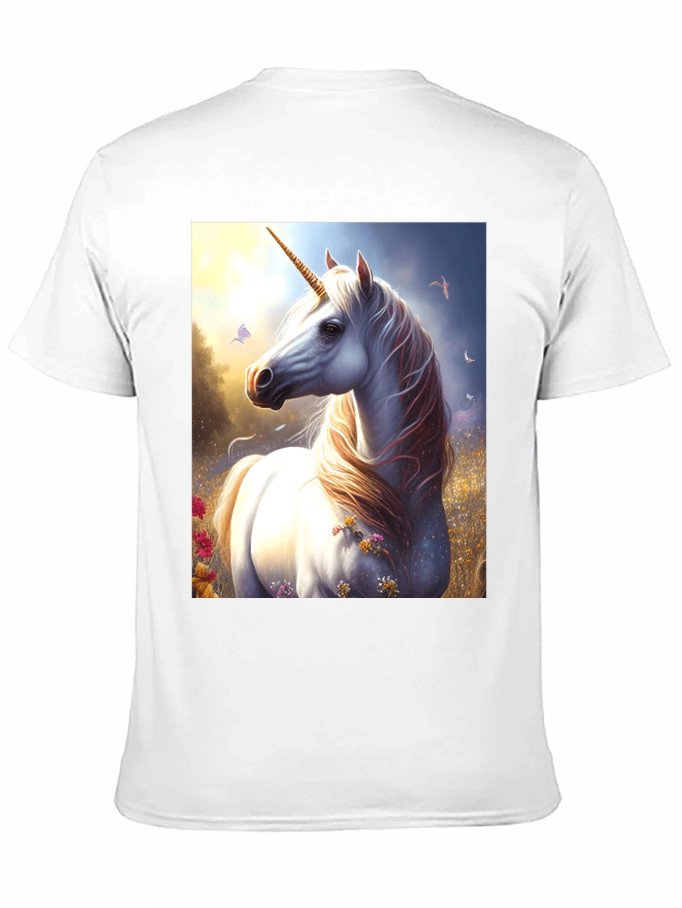 Black Unicorn Graphic Tee - Fantasy Black T-Shirt view 11