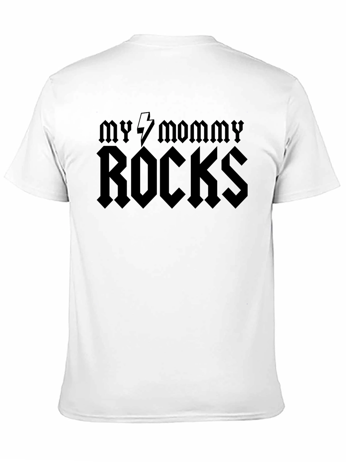Black My Mommy Rocks T-Shirt - Black view 11