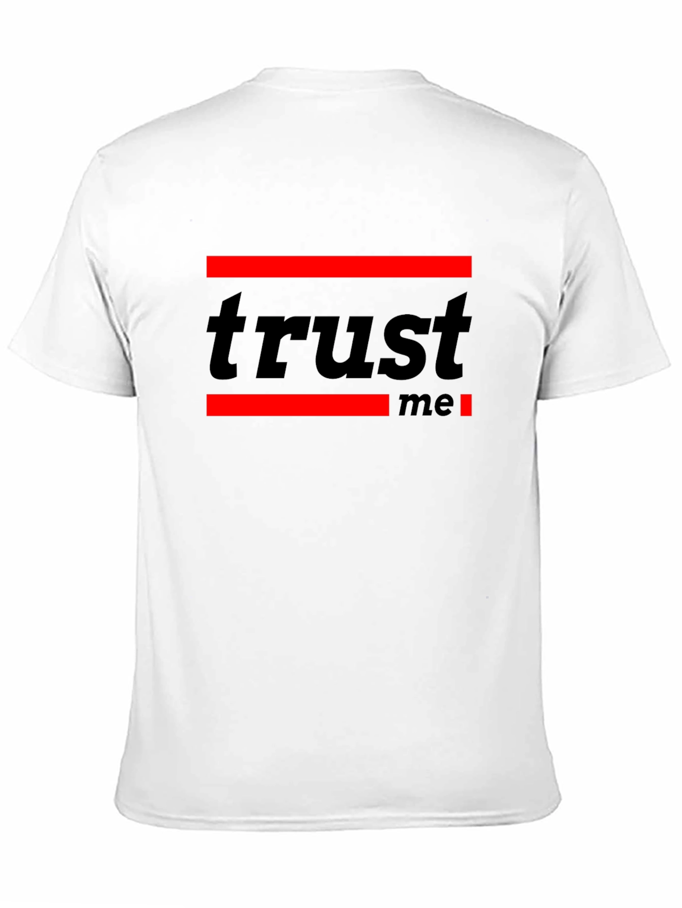 Black Trust Me Graphic T-Shirt - Trendy Black Tee view 11