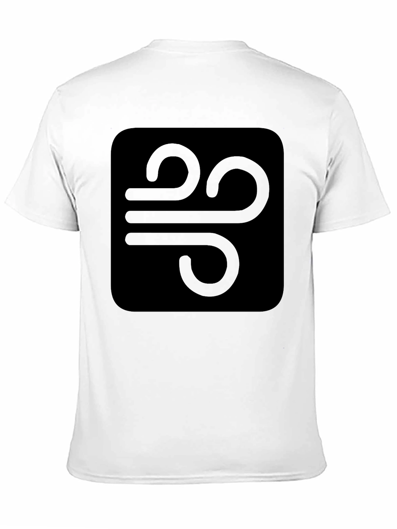 Black Black Graphic Tee - Wind Symbol view 11
