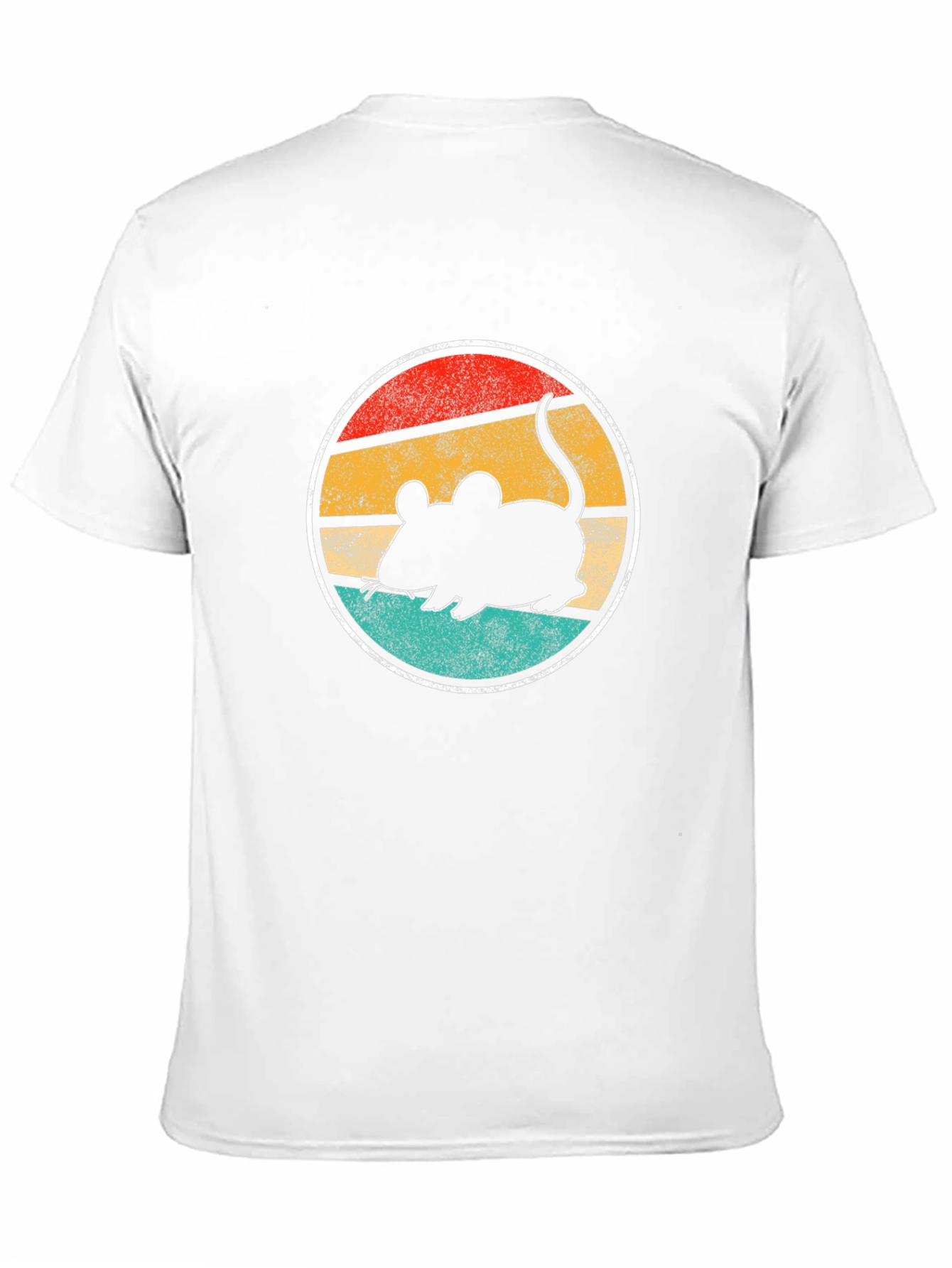 Black Retro Mouse T-Shirt - Black Cotton Blend view 11