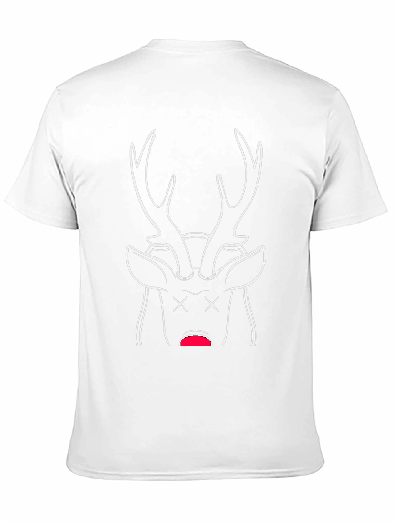 Black Dead Deer Graphic T-Shirt - Black view 11