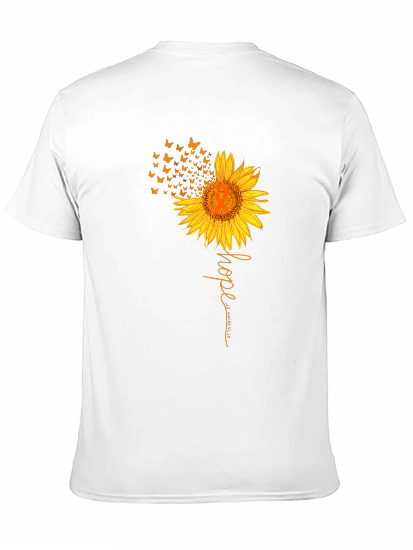 Black Hope Sunflower Awareness Graphic Tee view 11