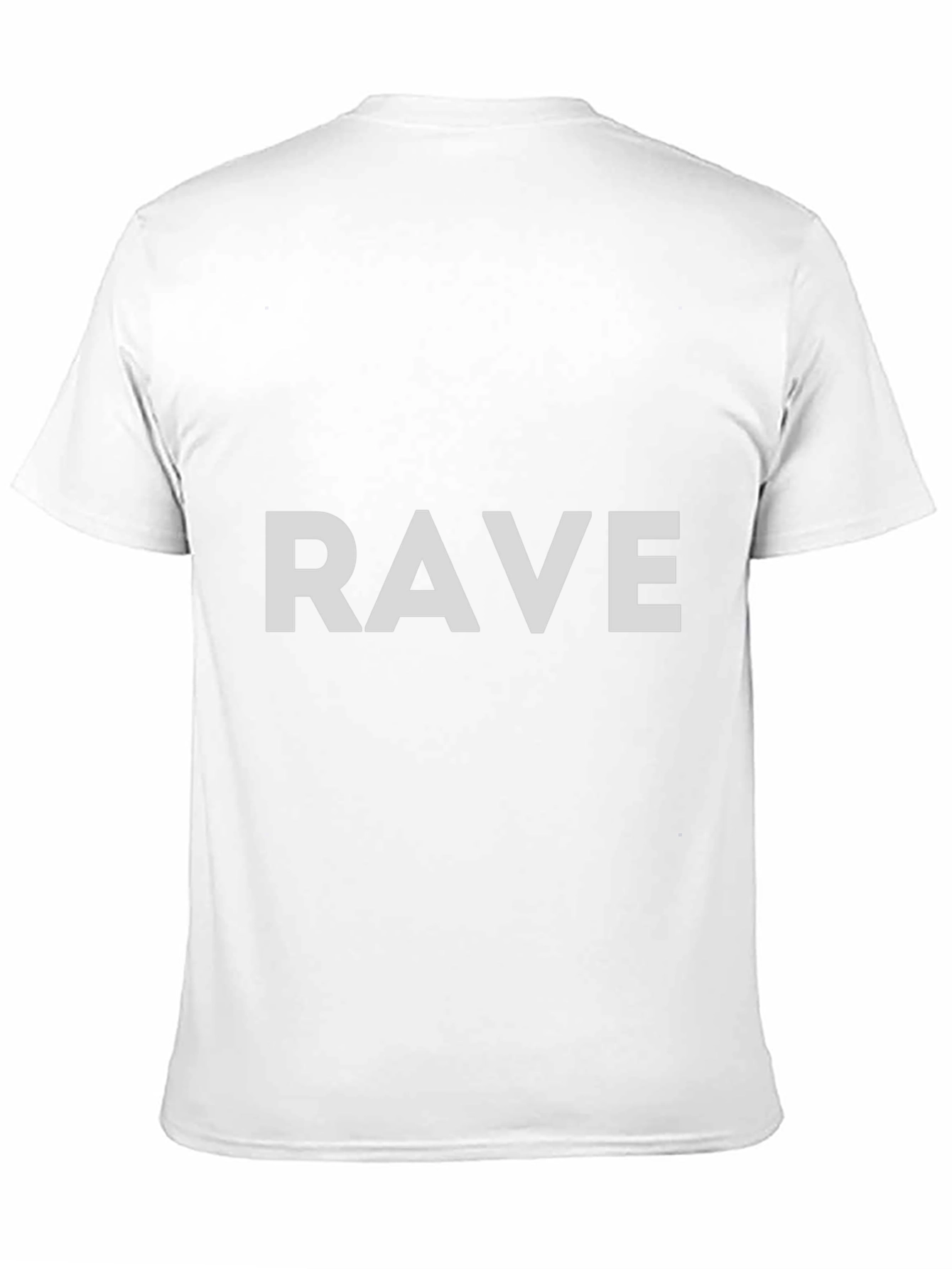 Black Rave T-Shirt - Casual Black Tee view 11