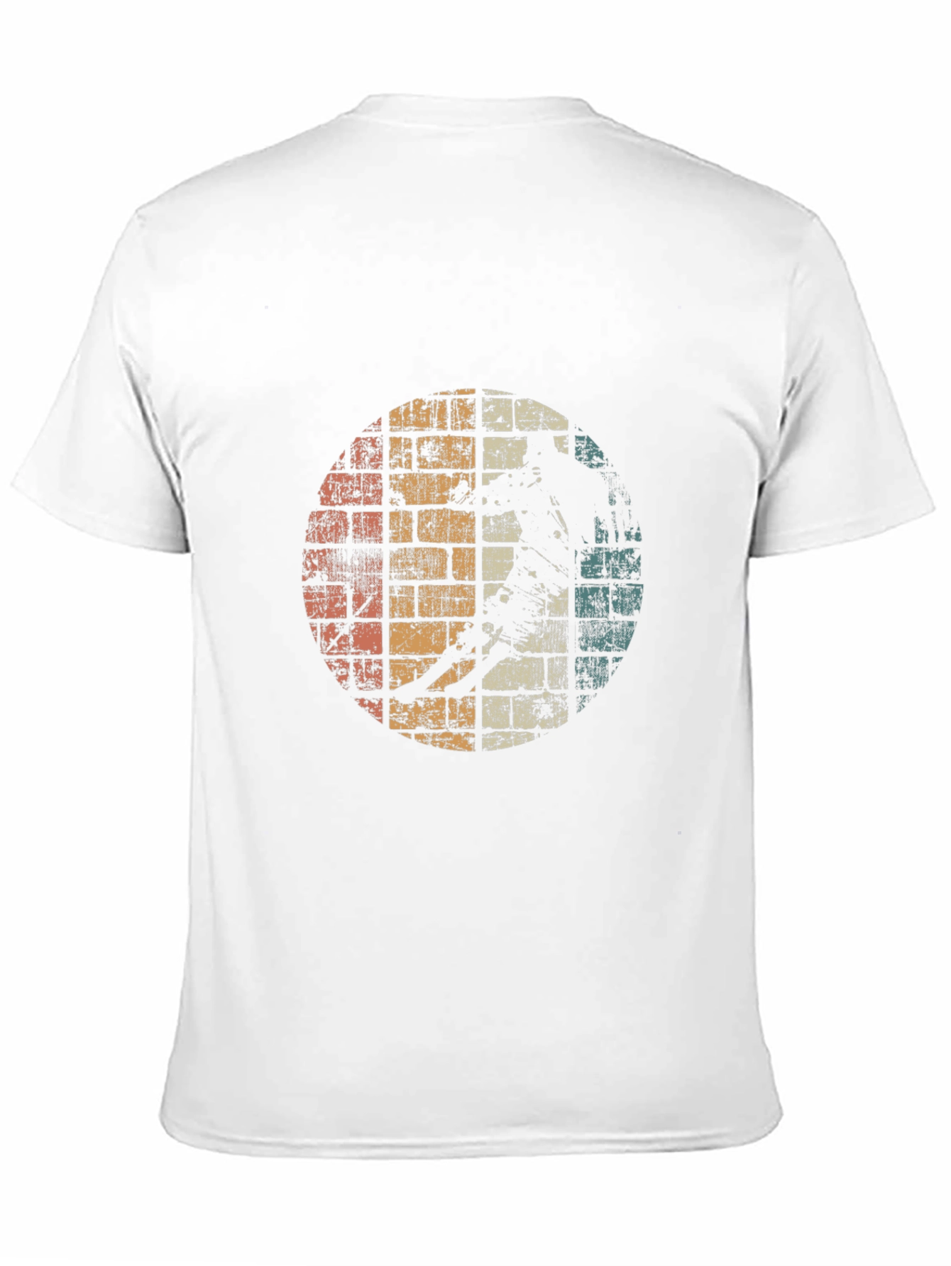 Black Retro Graphic T-Shirt - Distressed Skater Design view 11